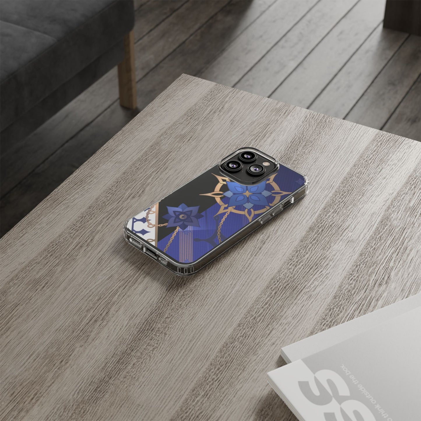 Genshin Albedo Inspired Aesthetic Clear Phone Case
