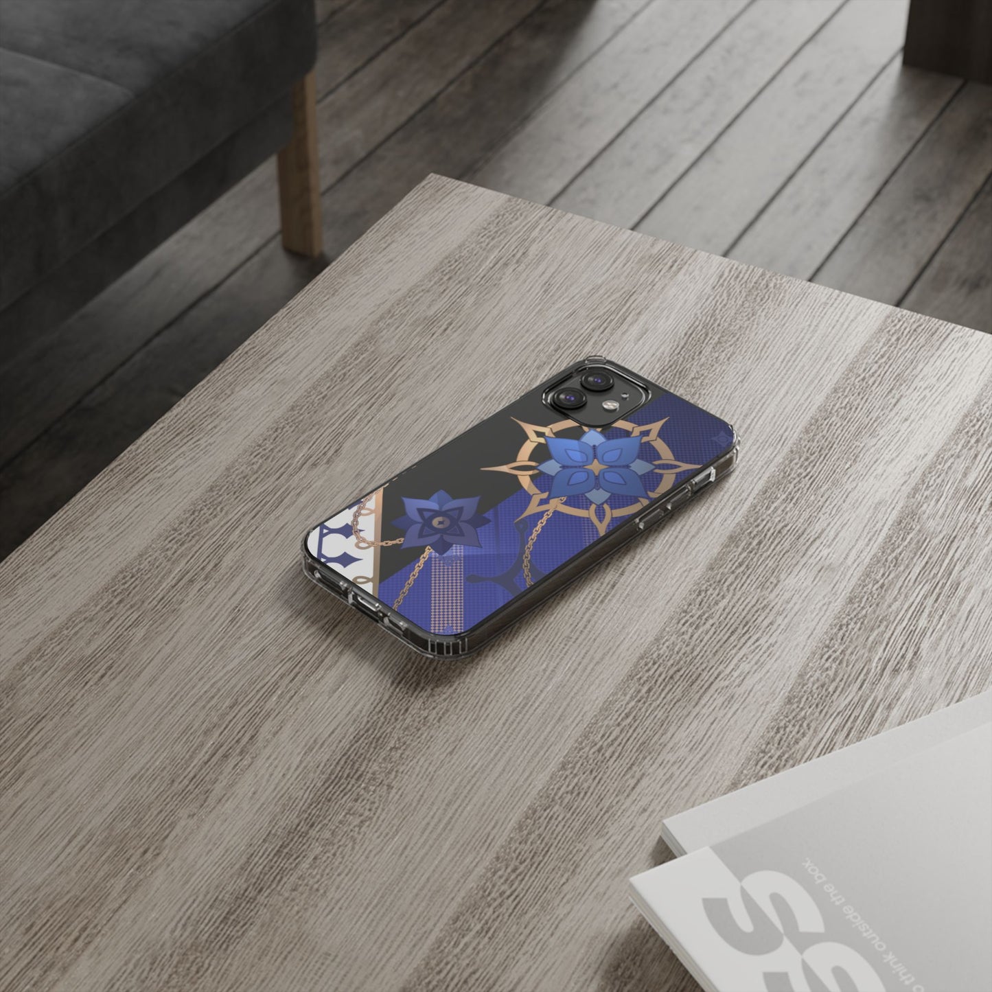 Genshin Albedo Inspired Aesthetic Clear Phone Case