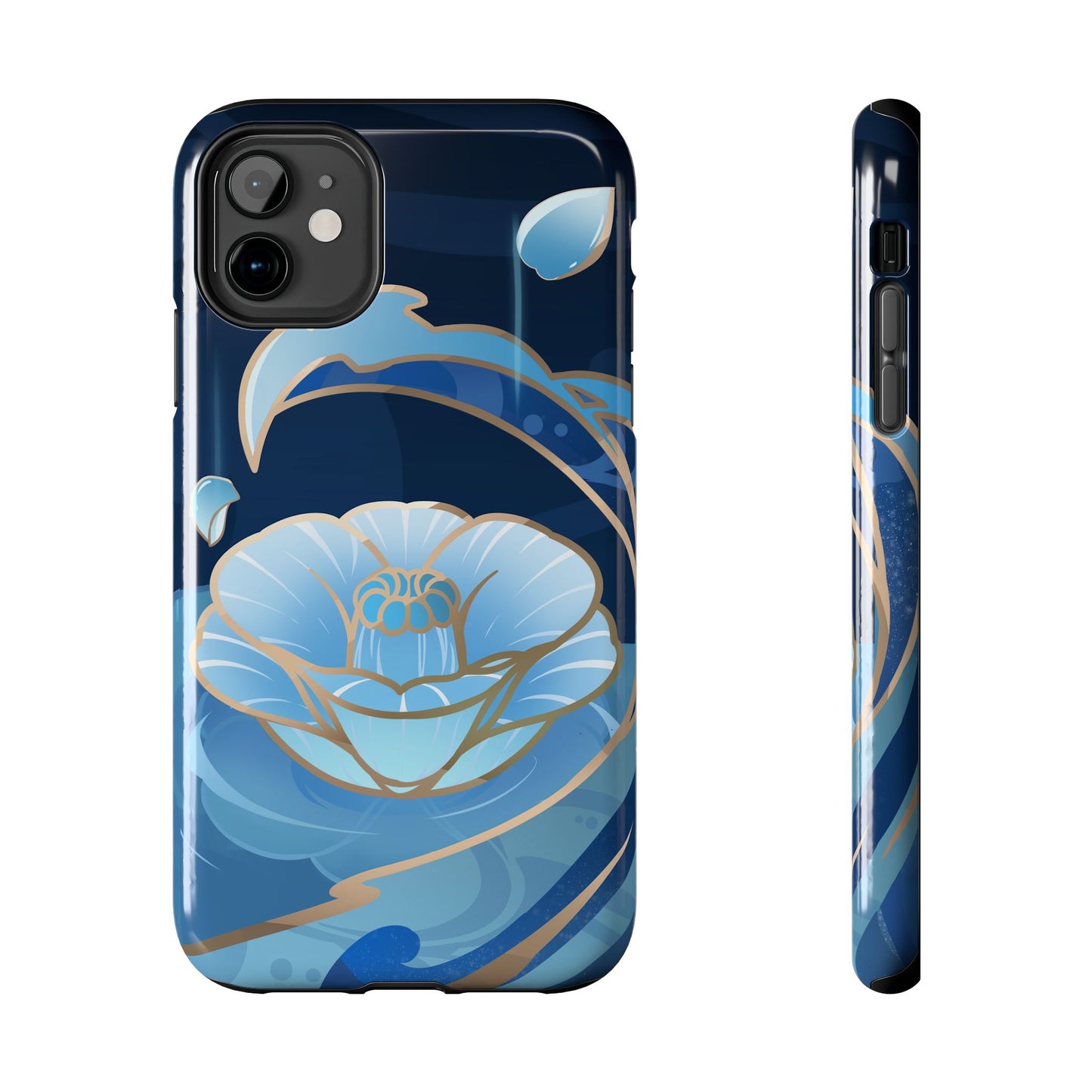 Kamisato Ayato Impact-Resistant 2-layer Tough Phone Case | iPhone | Genshin Impact