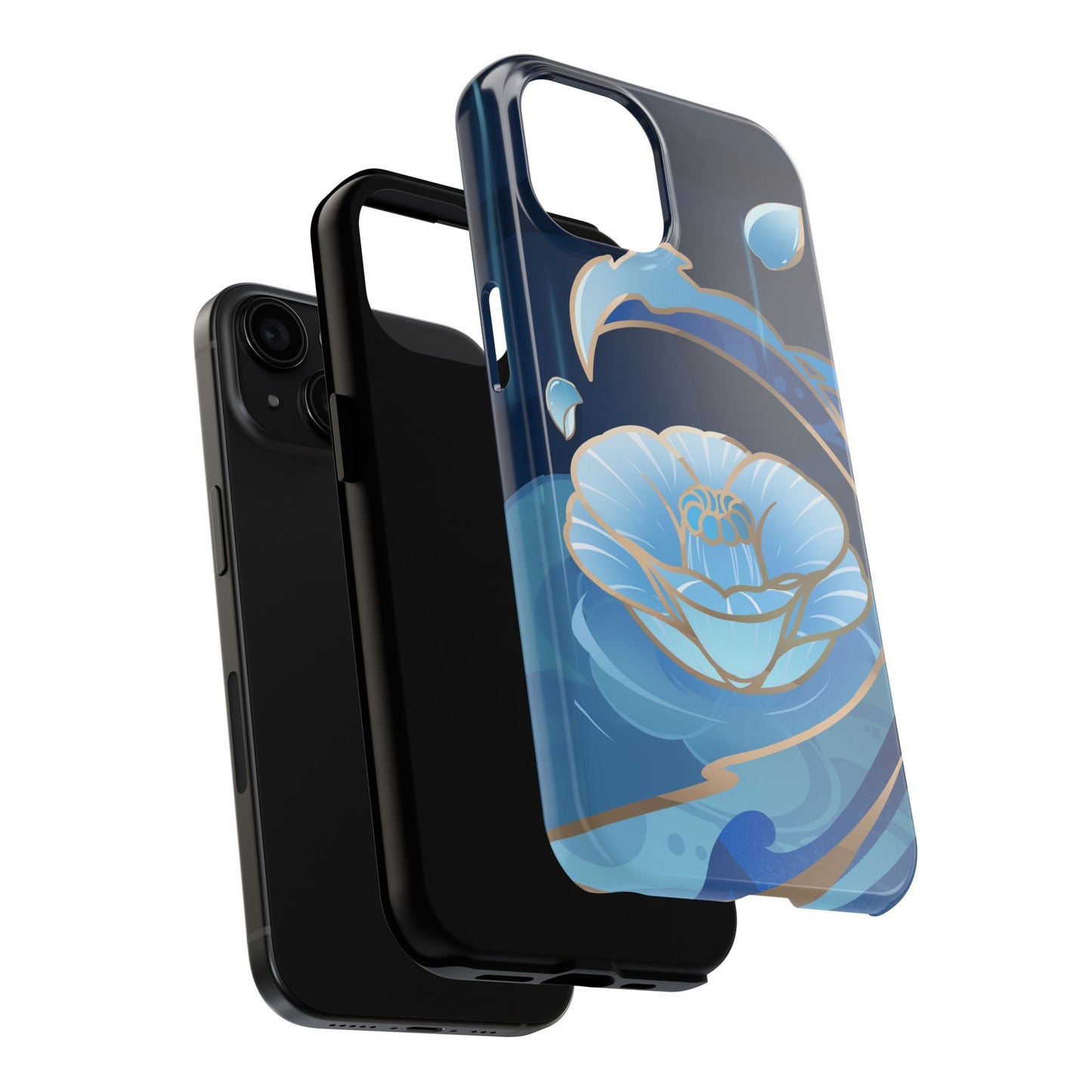 Kamisato Ayato Impact-Resistant 2-layer Tough Phone Case | iPhone | Genshin Impact