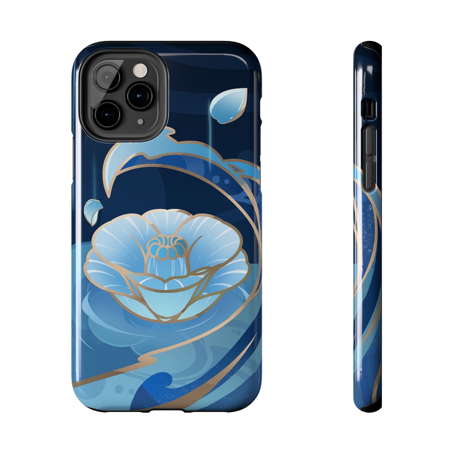 Kamisato Ayato Impact-Resistant 2-layer Tough Phone Case | iPhone | Genshin Impact