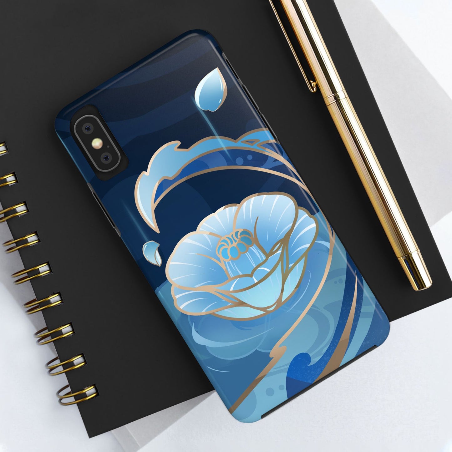 Kamisato Ayato Impact-Resistant 2-layer Tough Phone Case | iPhone | Genshin Impact