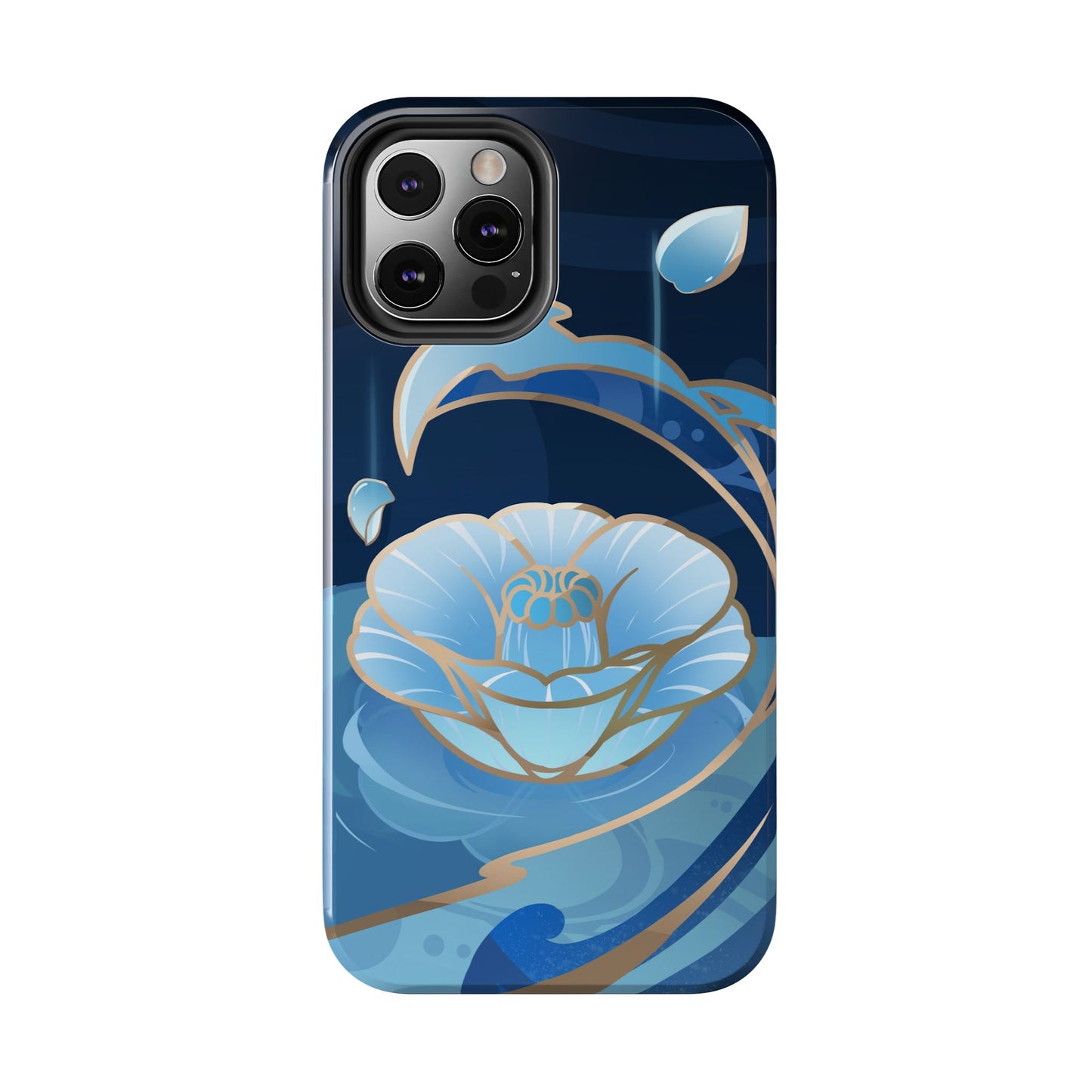 Kamisato Ayato Impact-Resistant 2-layer Tough Phone Case | iPhone | Genshin Impact