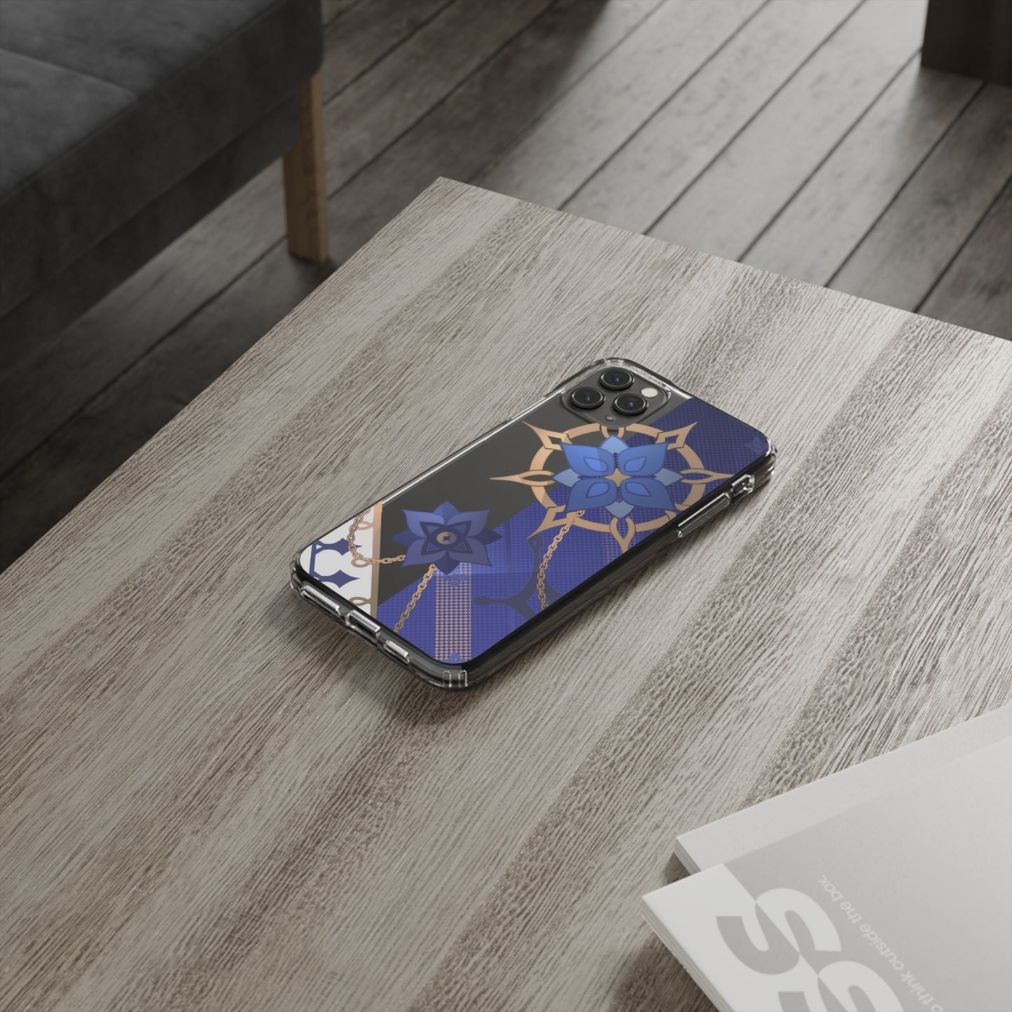 Genshin Albedo Inspired Aesthetic Clear Phone Case