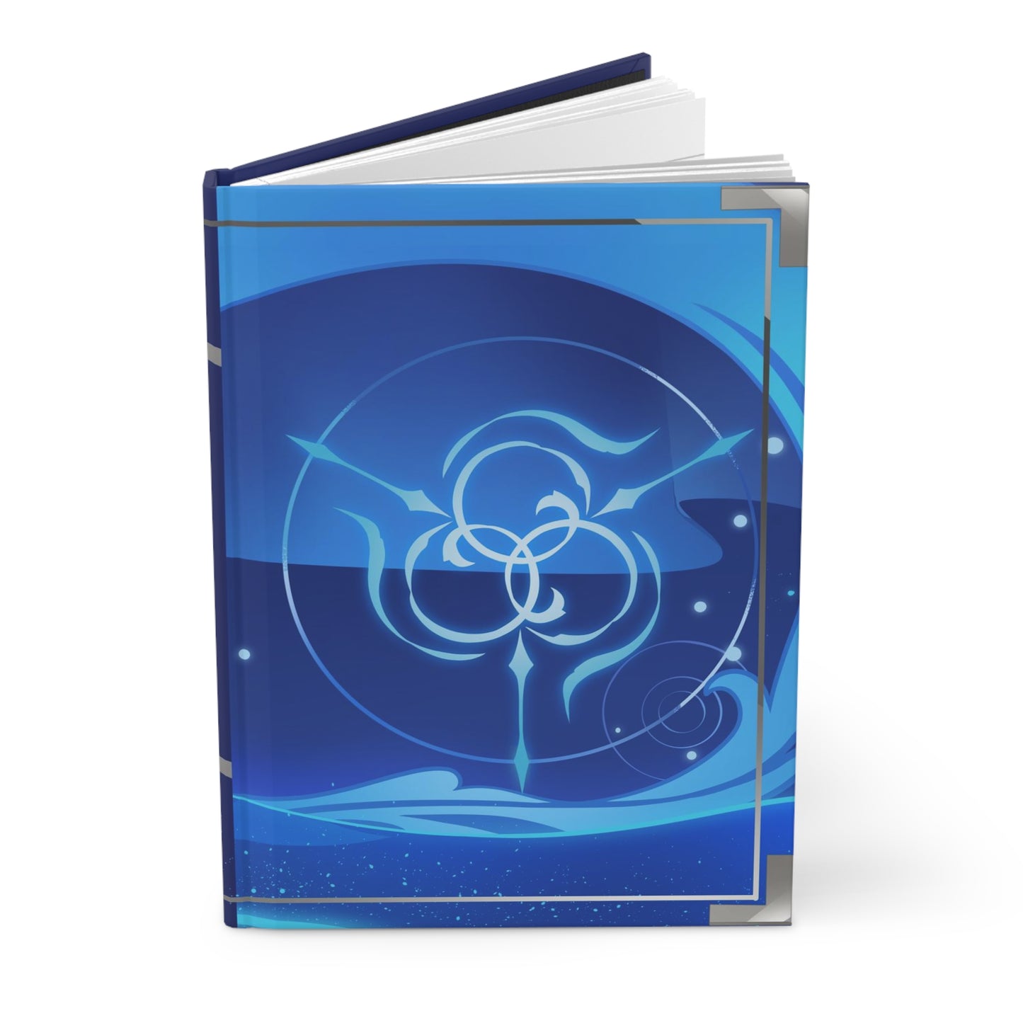Genshin Neuvillette Inspired Traditional Hardcover Journal
