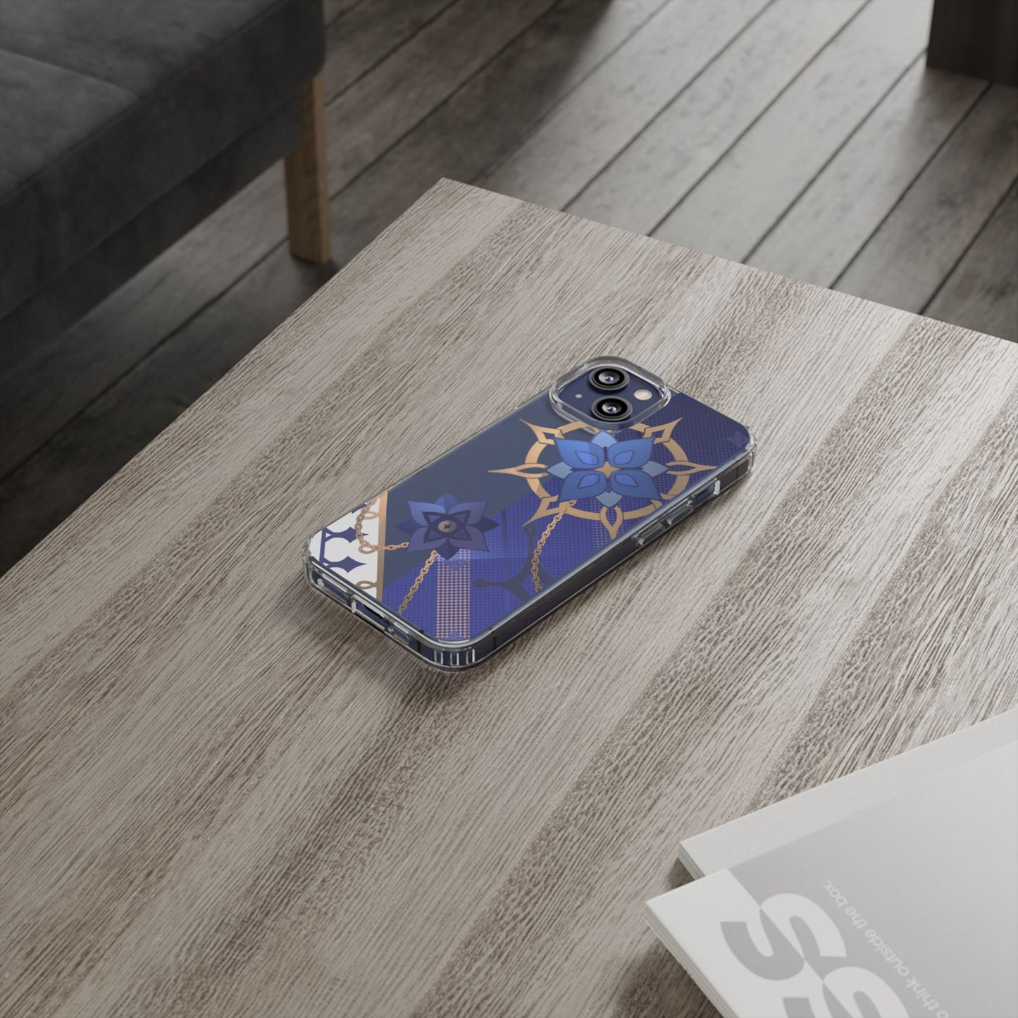 Genshin Albedo Inspired Aesthetic Clear Phone Case