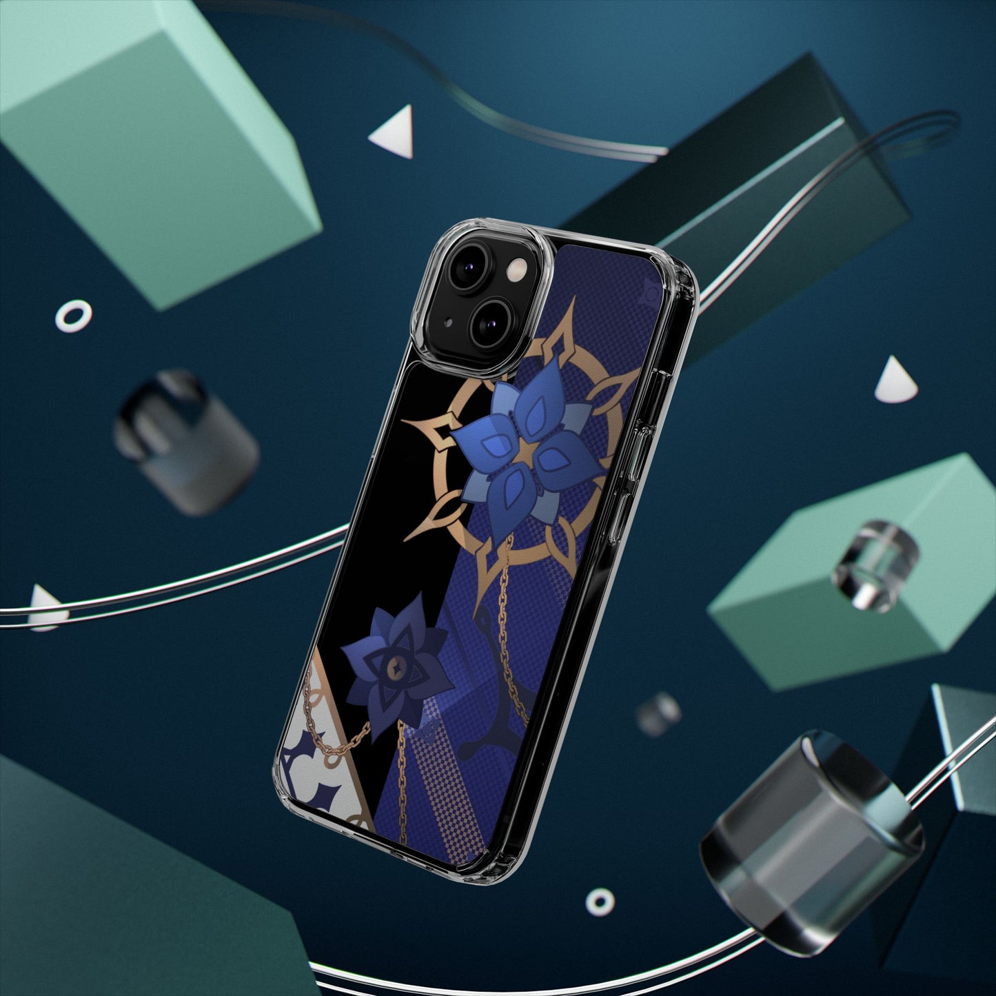 Genshin Albedo Inspired Aesthetic Clear Phone Case