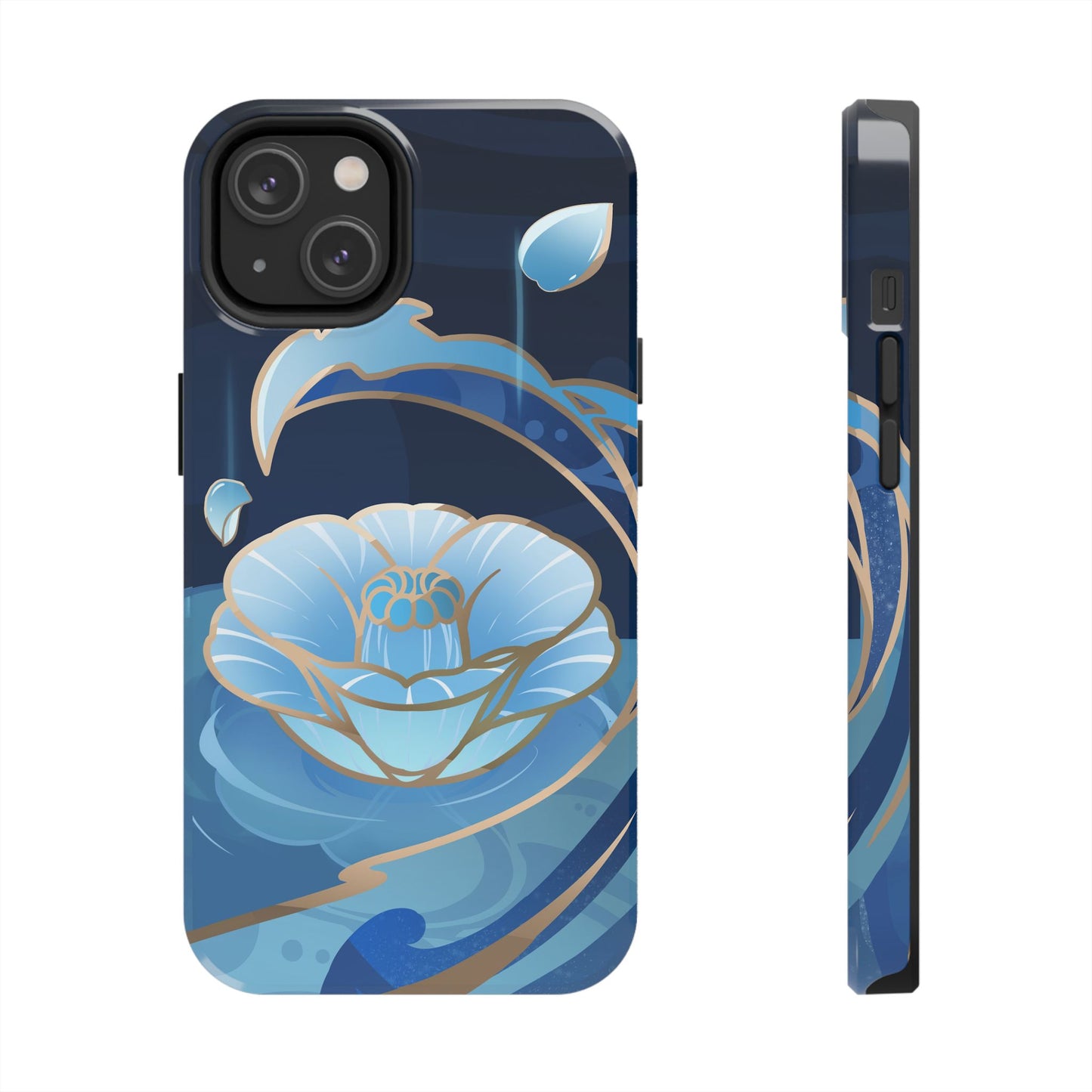 Kamisato Ayato Impact-Resistant 2-layer Tough Phone Case | iPhone | Genshin Impact