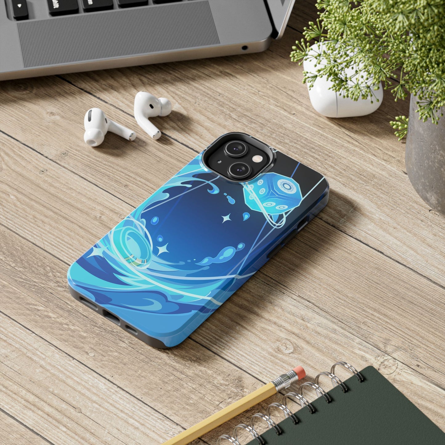 Yelan Genshin Impact-Resistant 2-layer Tough Phone Case