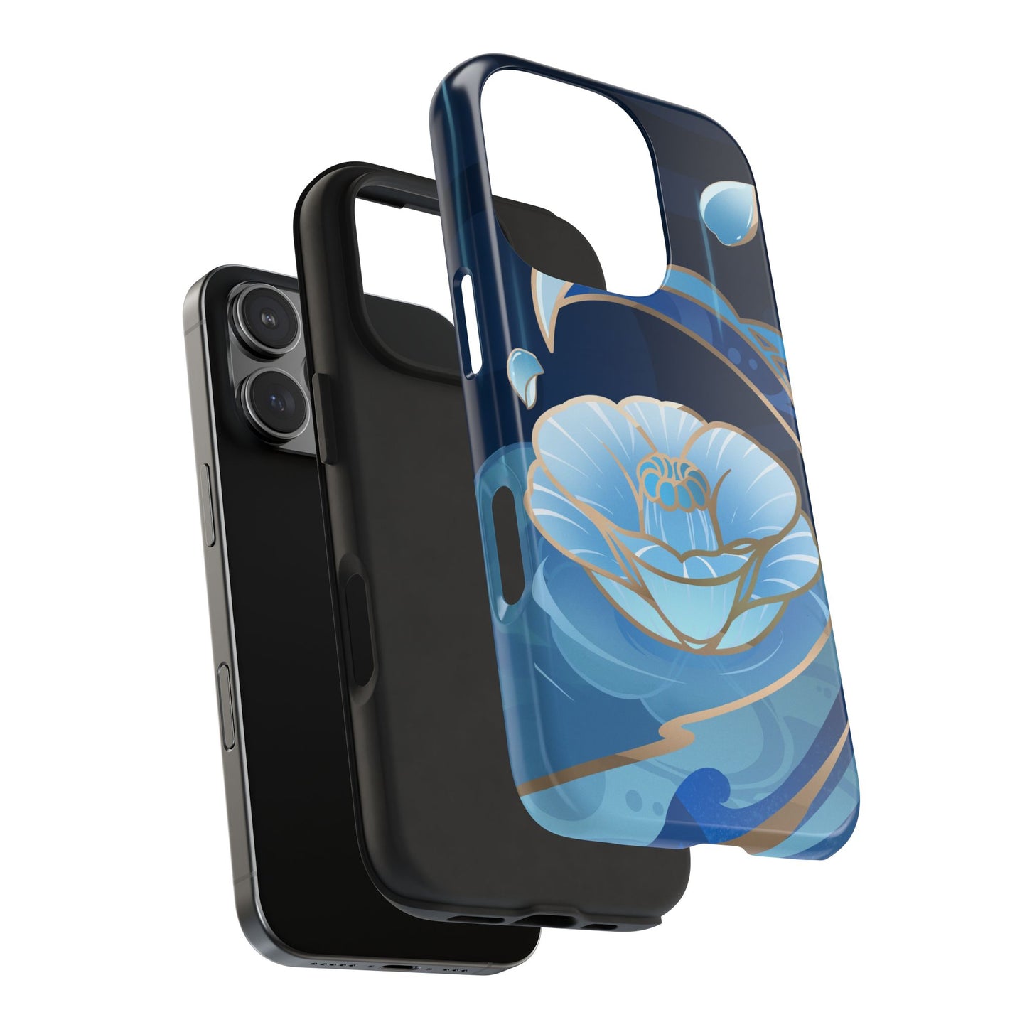 Kamisato Ayato Impact-Resistant 2-layer Tough Phone Case | iPhone | Genshin Impact