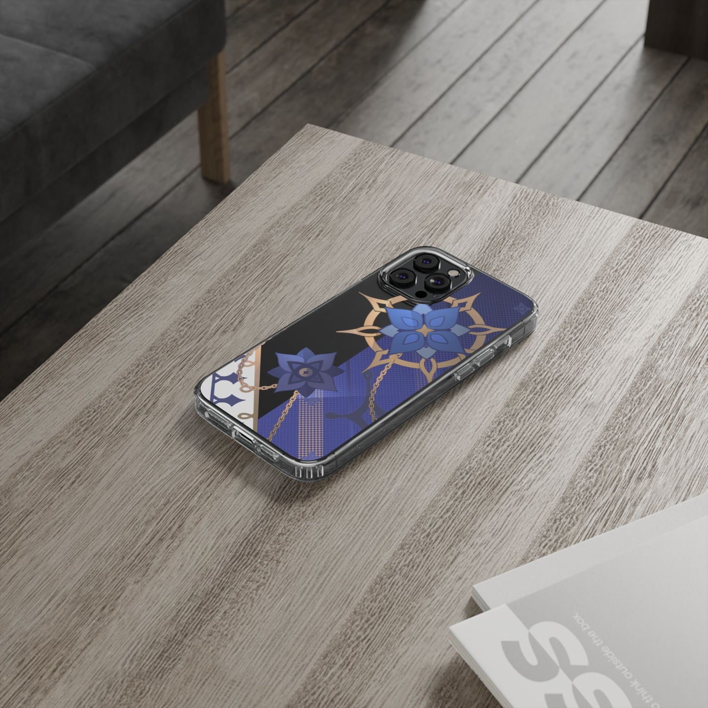 Genshin Albedo Inspired Aesthetic Clear Phone Case
