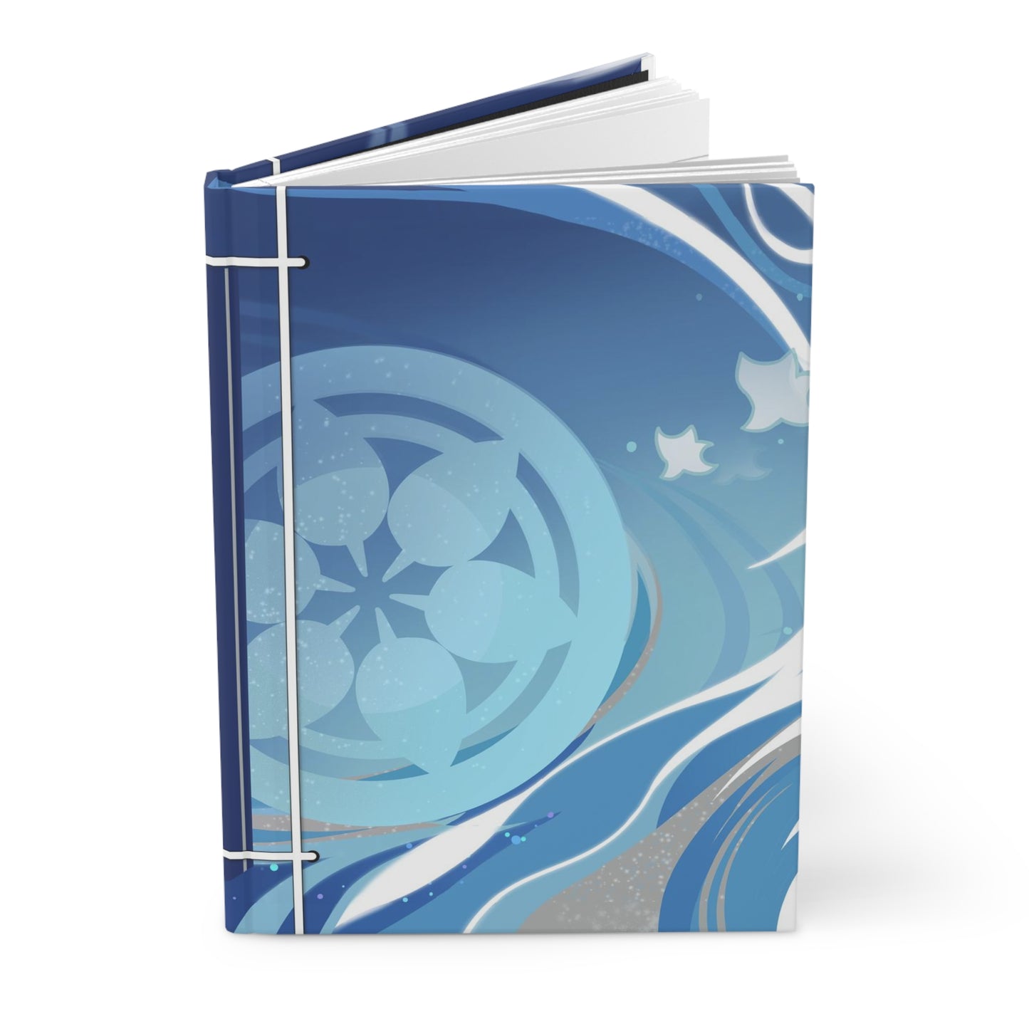 Wanderer Scaramouche Namecard Inspired Hardcover Notebook | Genshin Impact Fanmade Traditional Journal