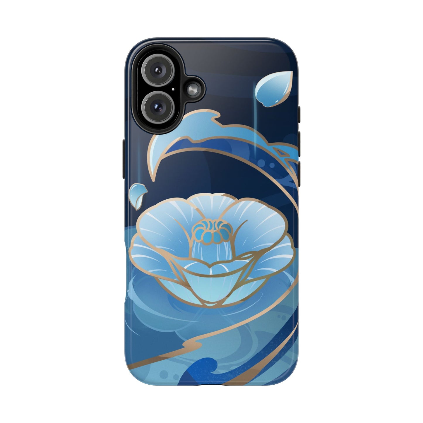 Kamisato Ayato Impact-Resistant 2-layer Tough Phone Case | iPhone | Genshin Impact