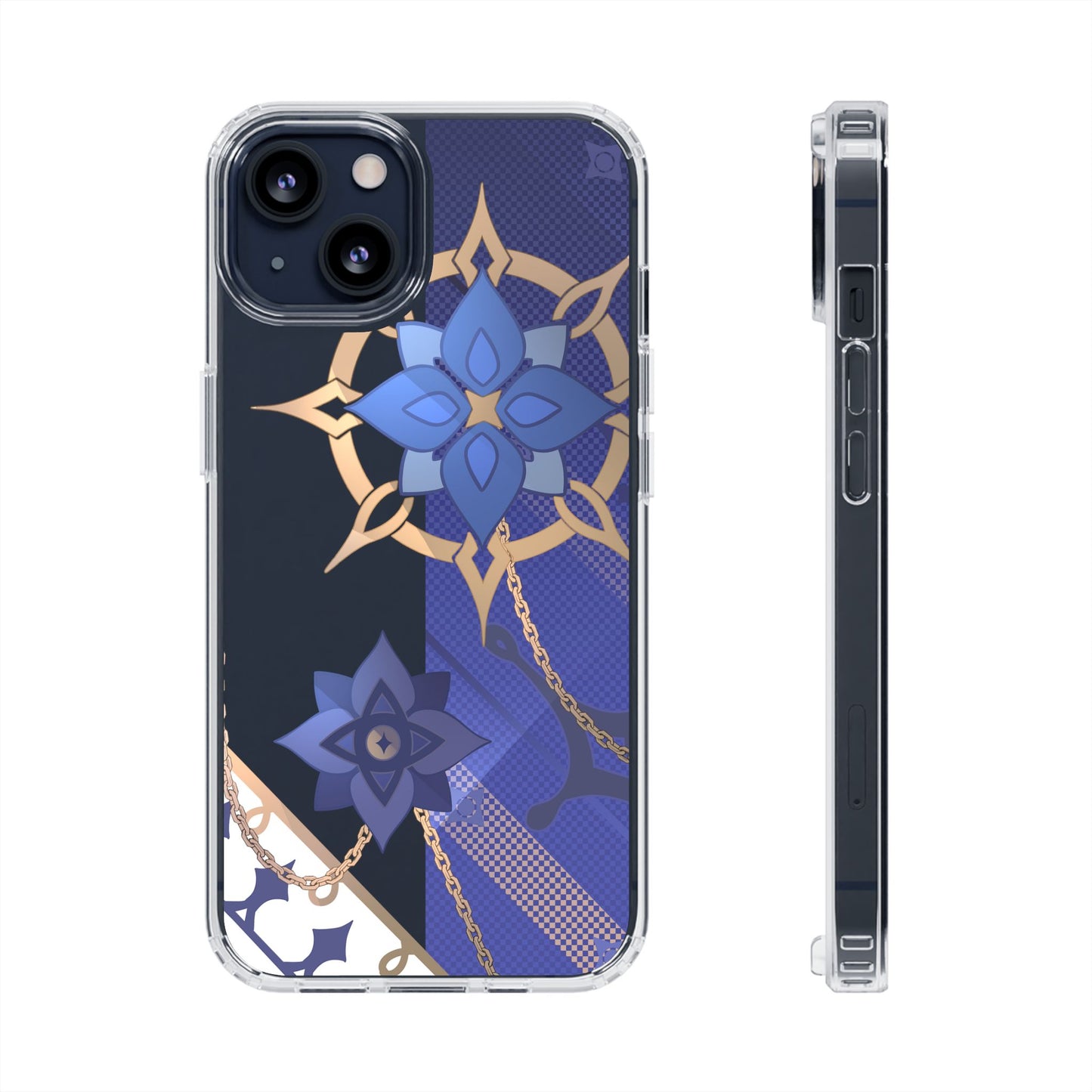 Genshin Albedo Inspired Aesthetic Clear Phone Case