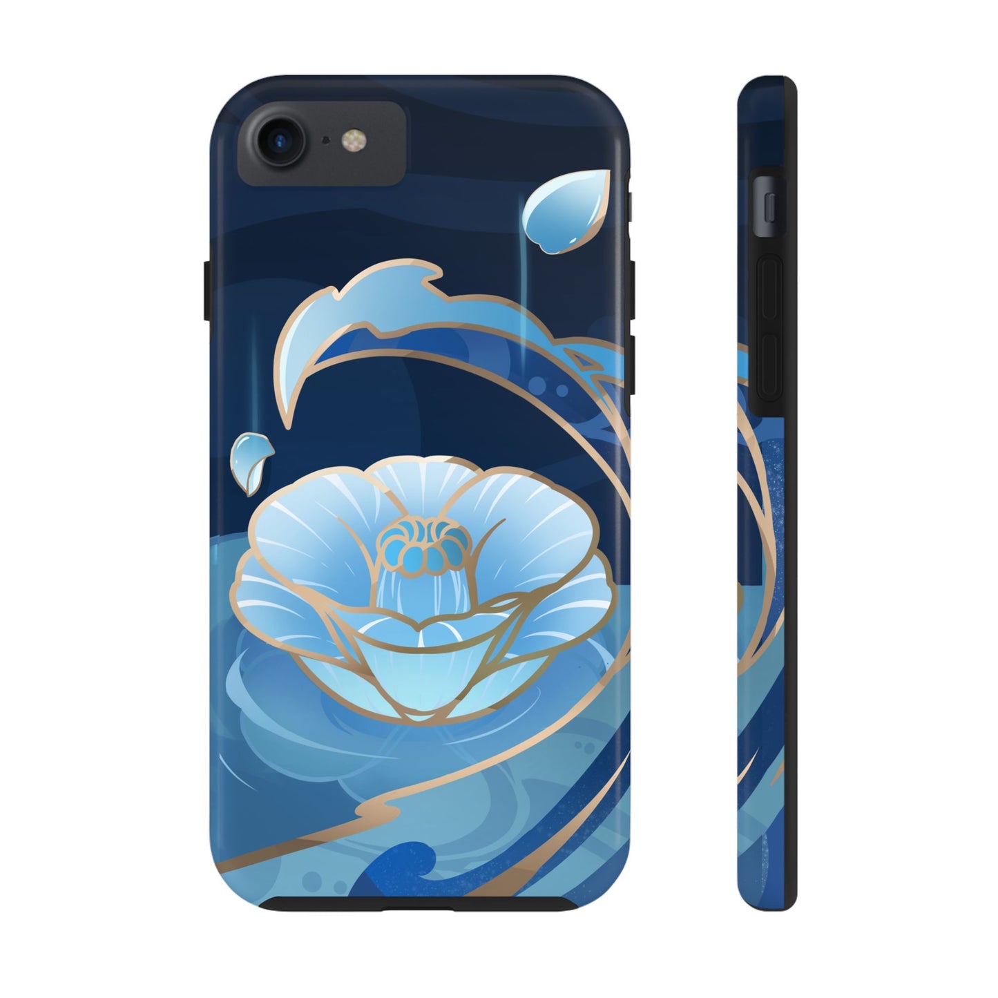 Kamisato Ayato Impact-Resistant 2-layer Tough Phone Case | iPhone | Genshin Impact