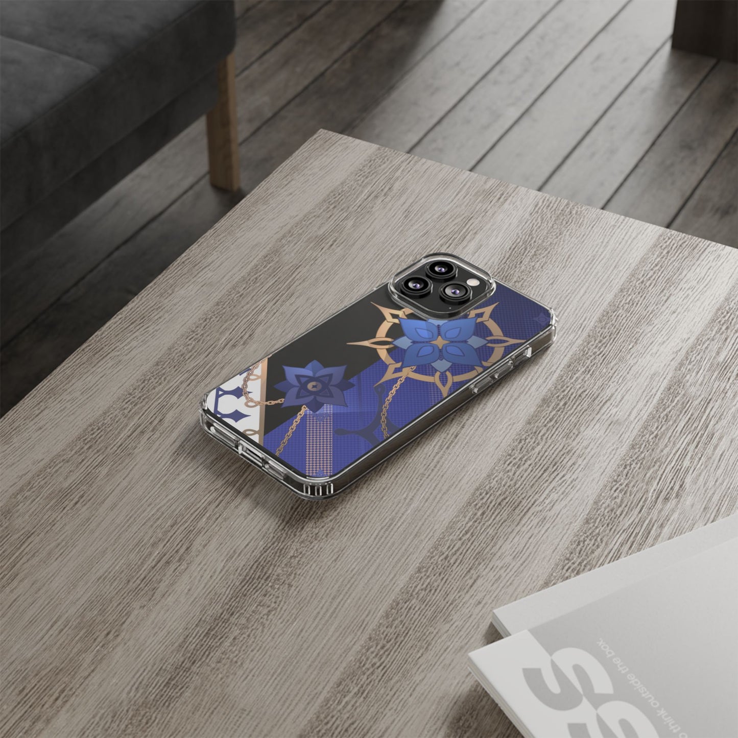 Genshin Albedo Inspired Aesthetic Clear Phone Case