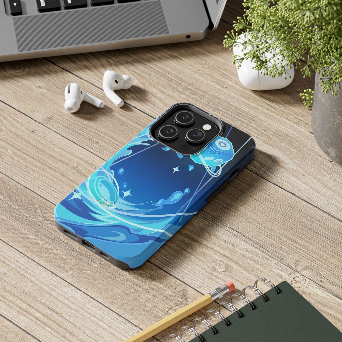 Yelan Genshin Impact-Resistant 2-layer Tough Phone Case