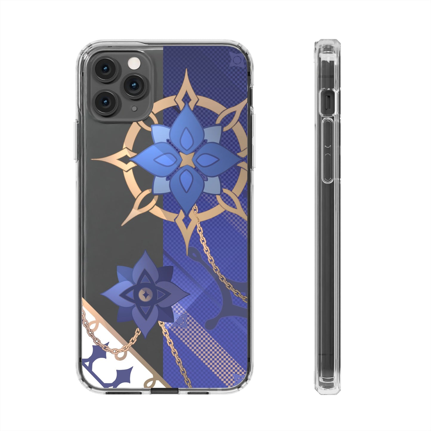 Genshin Albedo Inspired Aesthetic Clear Phone Case