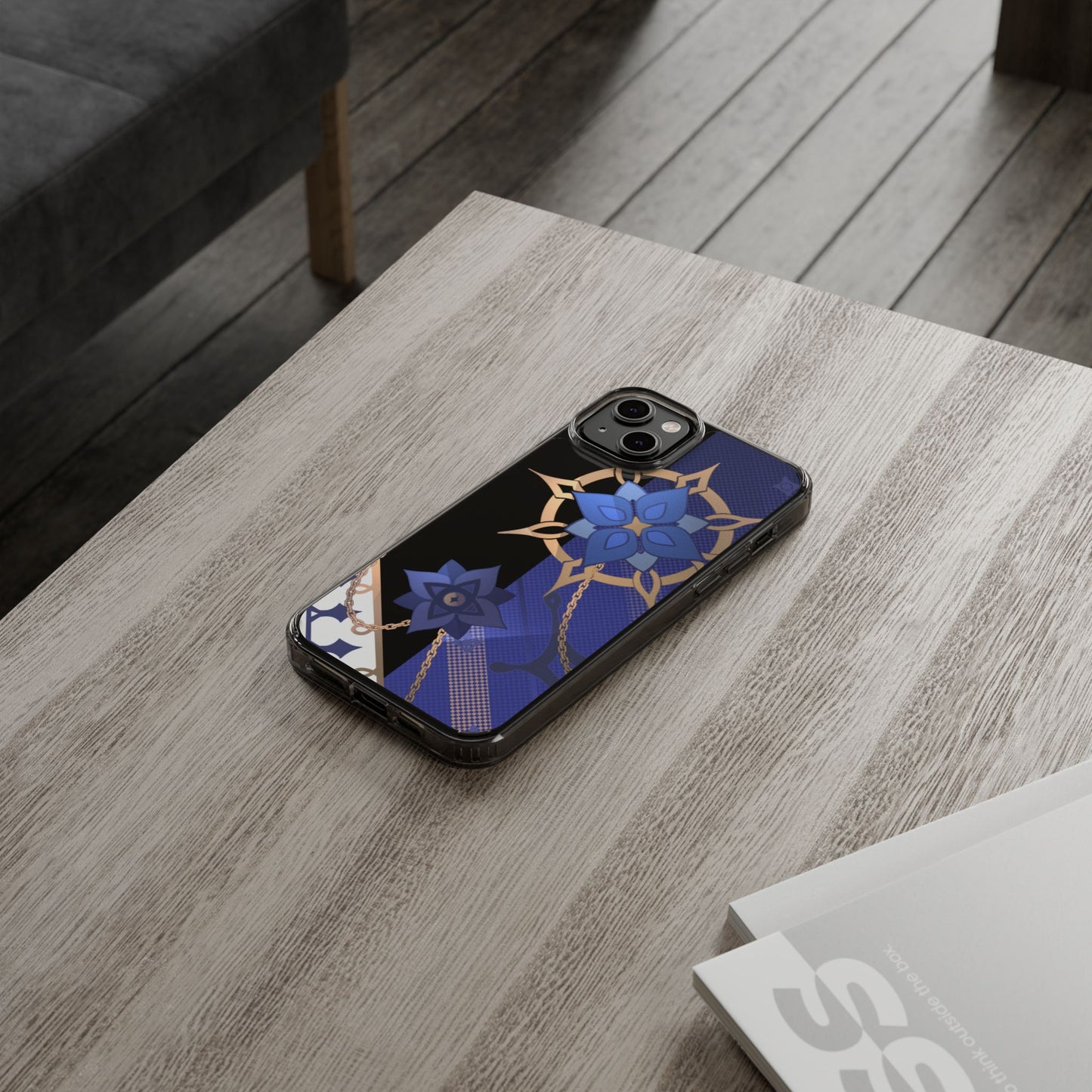 Genshin Albedo Inspired Aesthetic Clear Phone Case