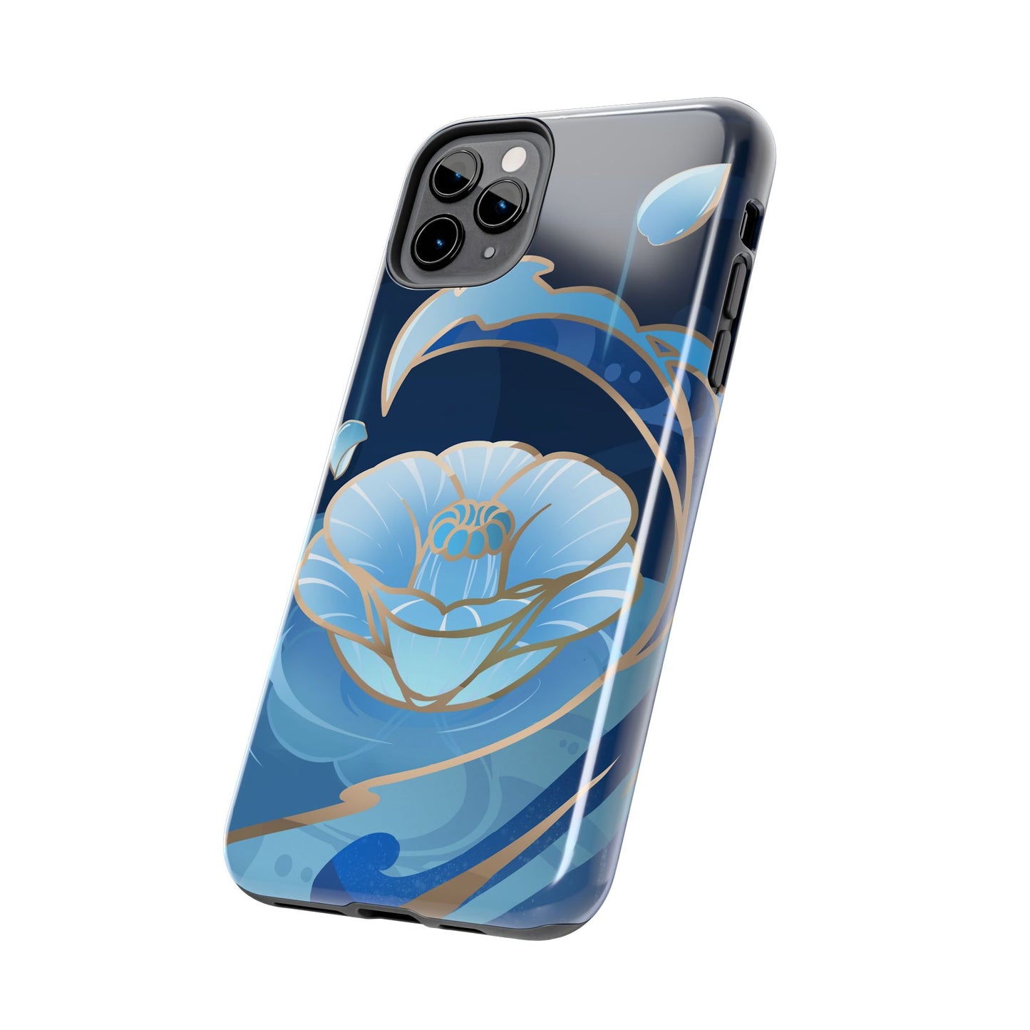 Kamisato Ayato Impact-Resistant 2-layer Tough Phone Case | iPhone | Genshin Impact