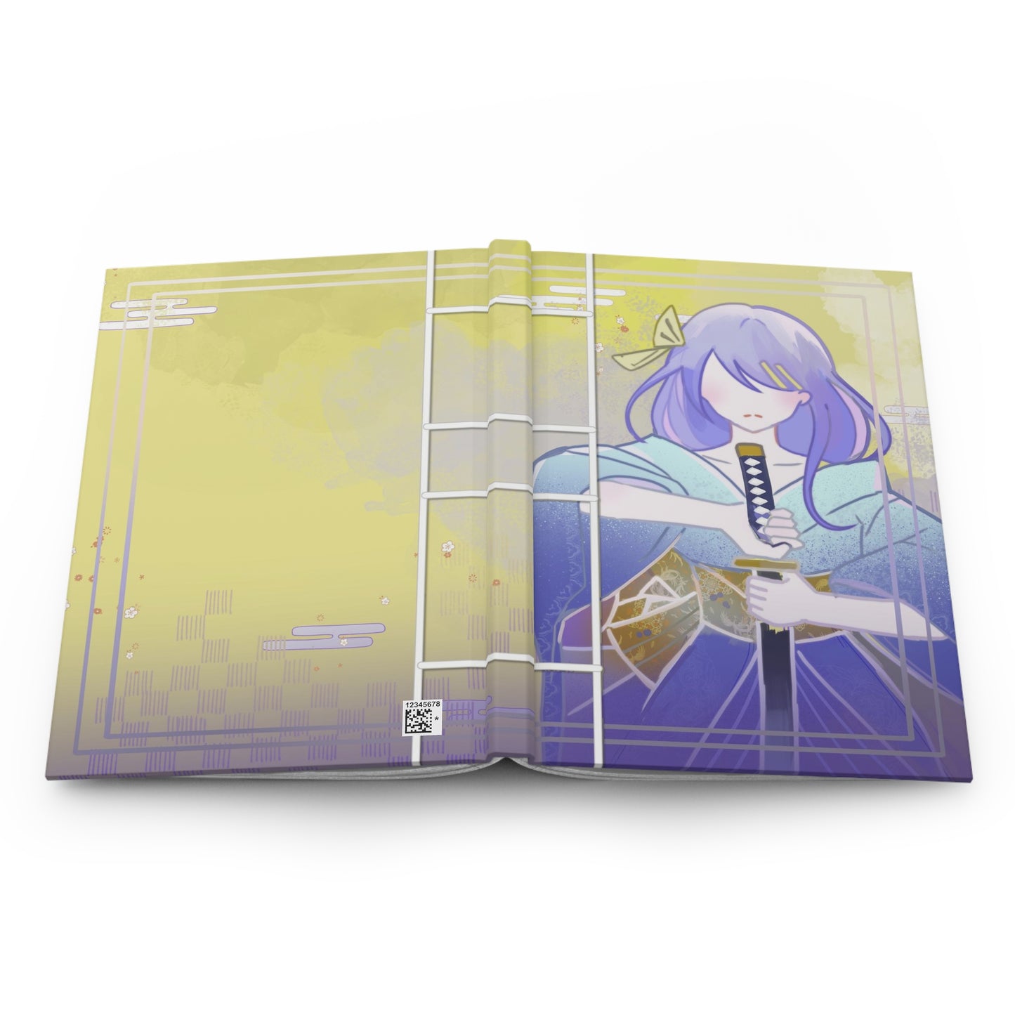 Reborn as Raiden With Unlimited Power Light Novel Inspired Journal ; Genshin Impact Traditional Notebook