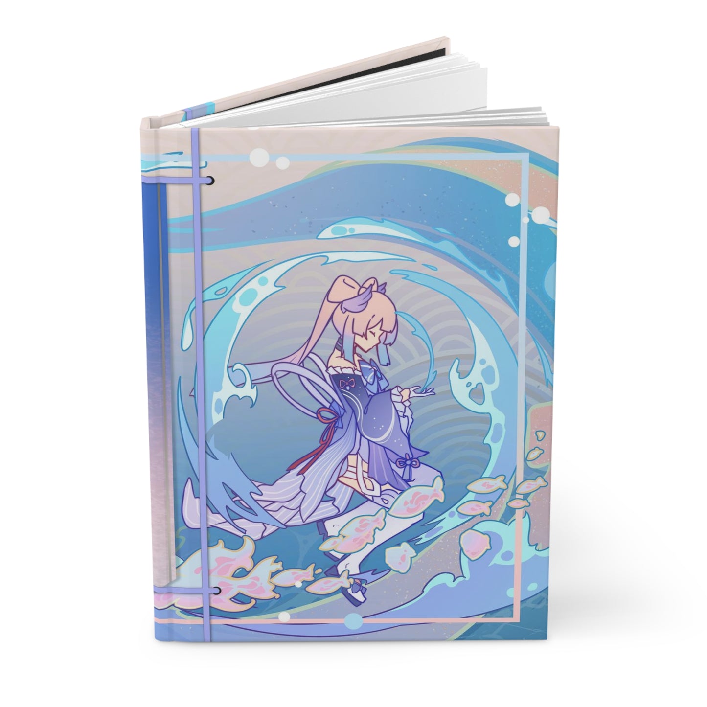 Sangonomiya Kokomi Summertime Odyssey Inspired Traditional Hardcover Journal