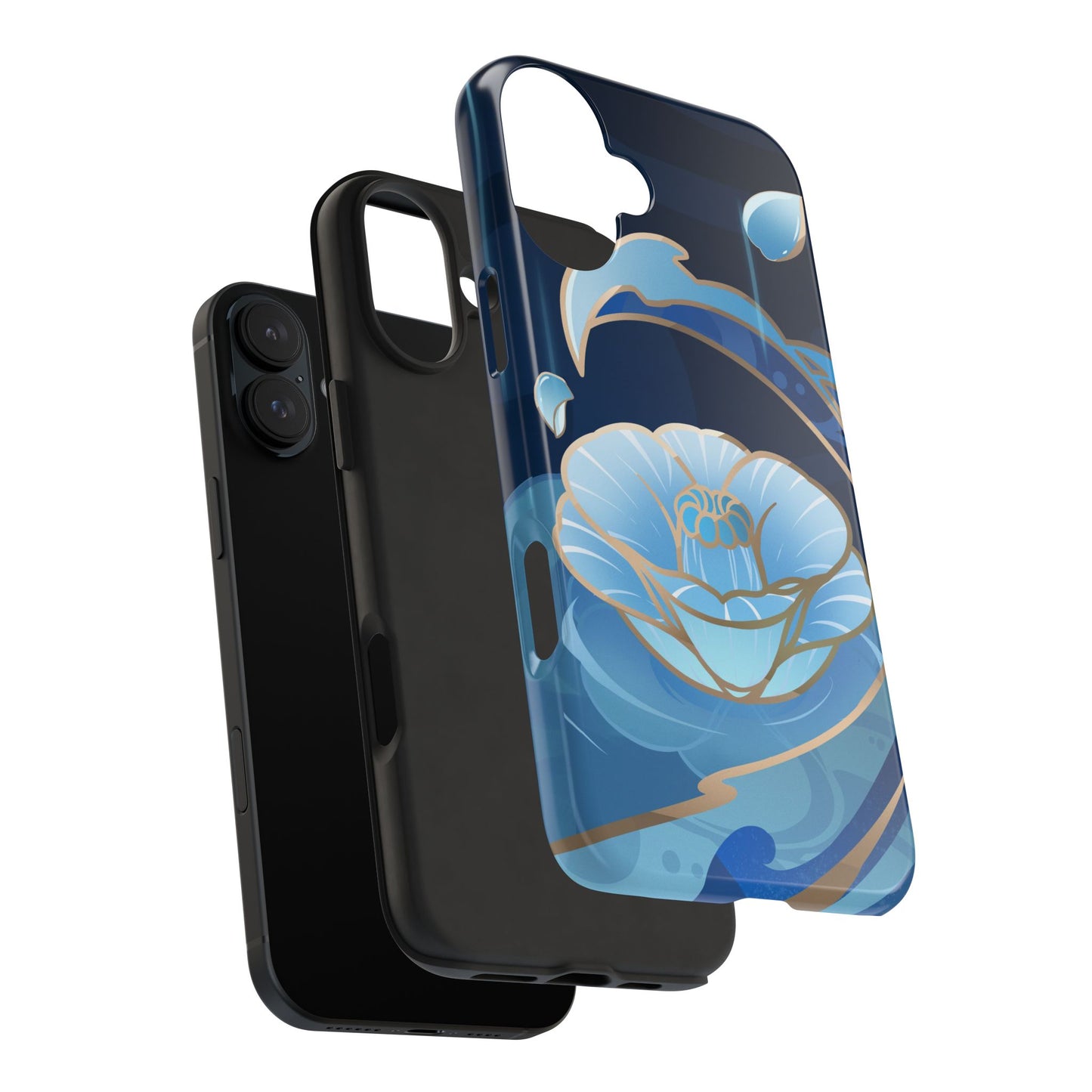 Kamisato Ayato Impact-Resistant 2-layer Tough Phone Case | iPhone | Genshin Impact