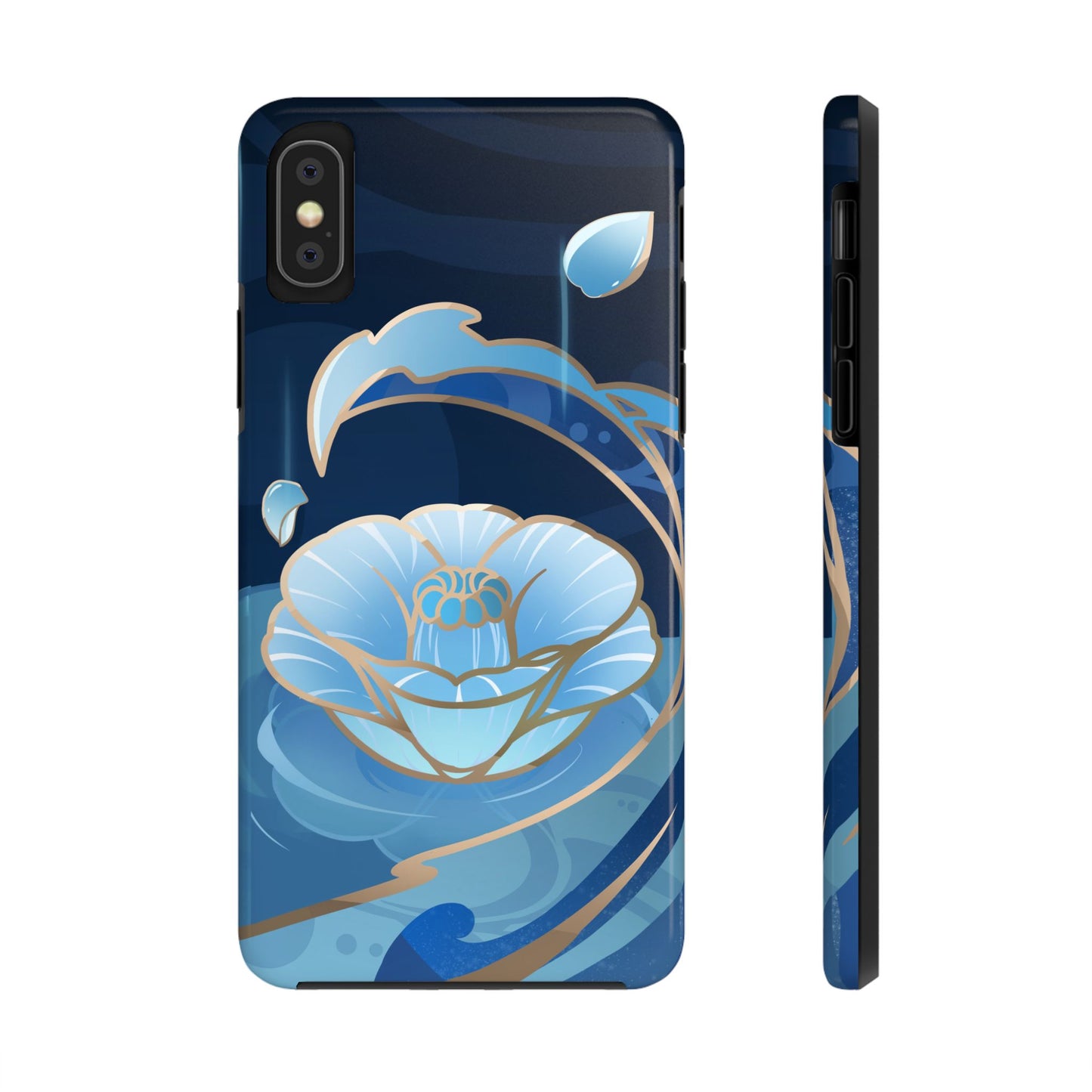 Kamisato Ayato Impact-Resistant 2-layer Tough Phone Case | iPhone | Genshin Impact