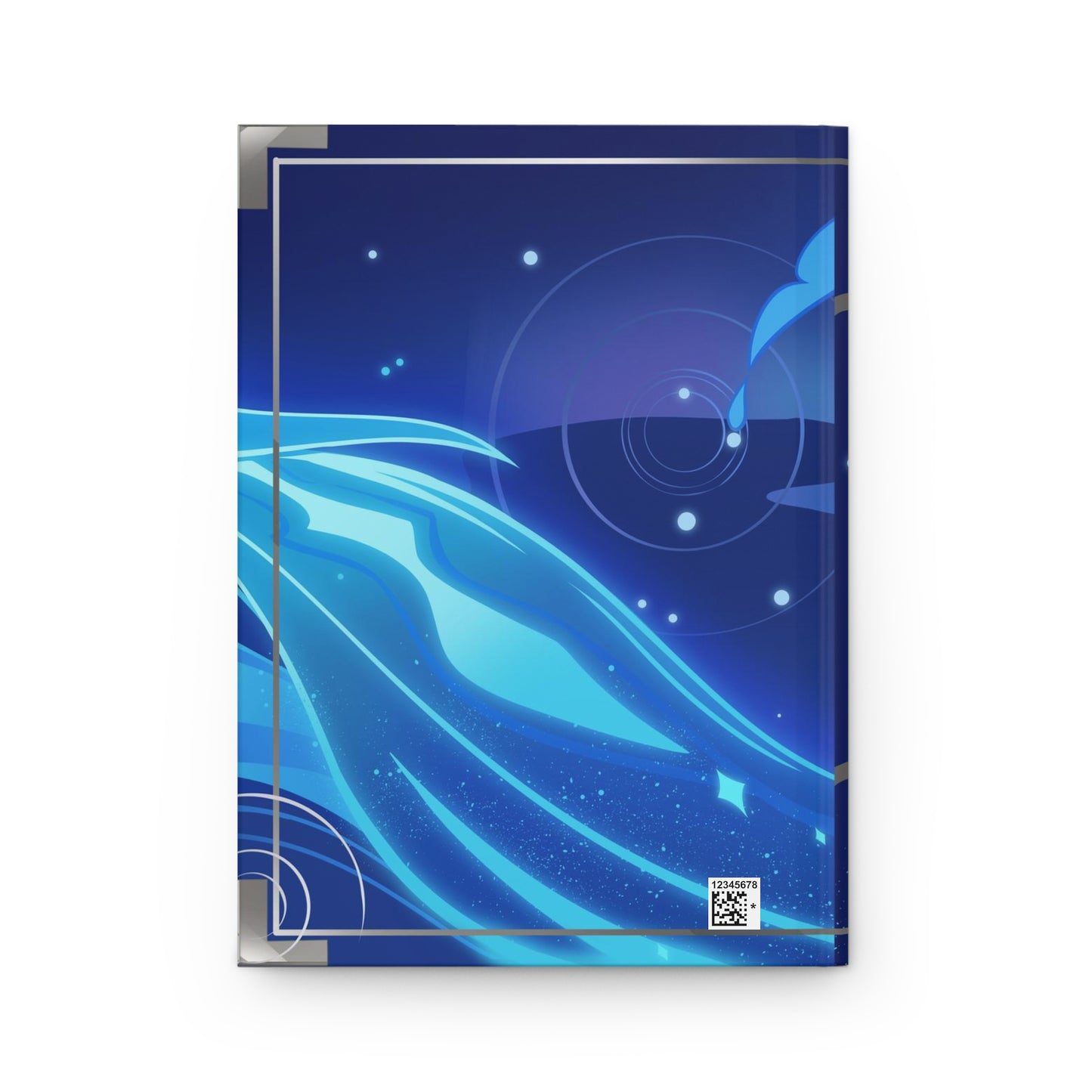 Genshin Neuvillette Inspired Traditional Hardcover Journal