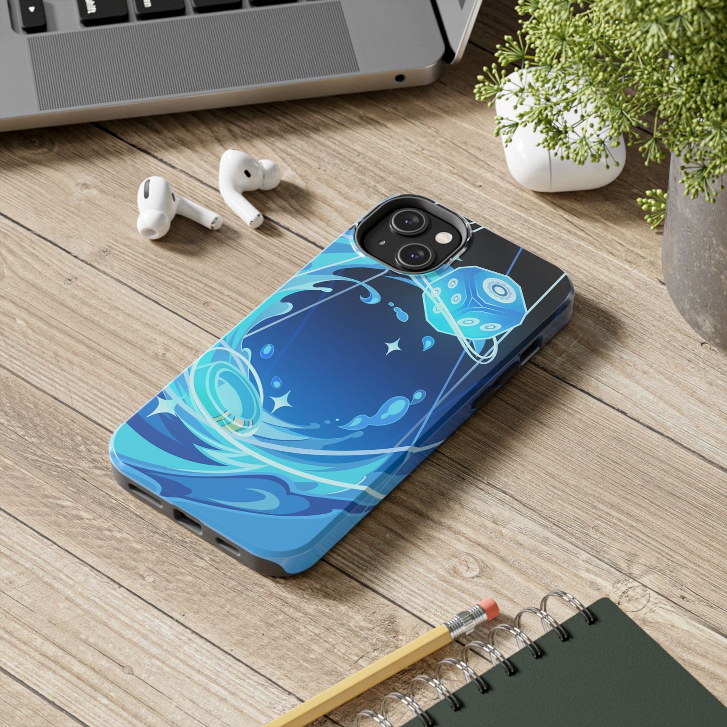 Yelan Genshin Impact-Resistant 2-layer Tough Phone Case
