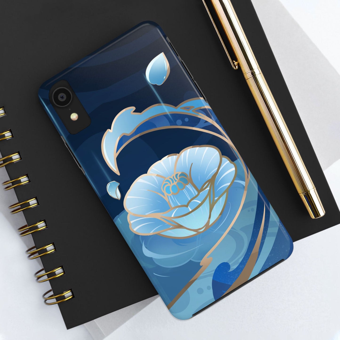 Kamisato Ayato Impact-Resistant 2-layer Tough Phone Case | iPhone | Genshin Impact