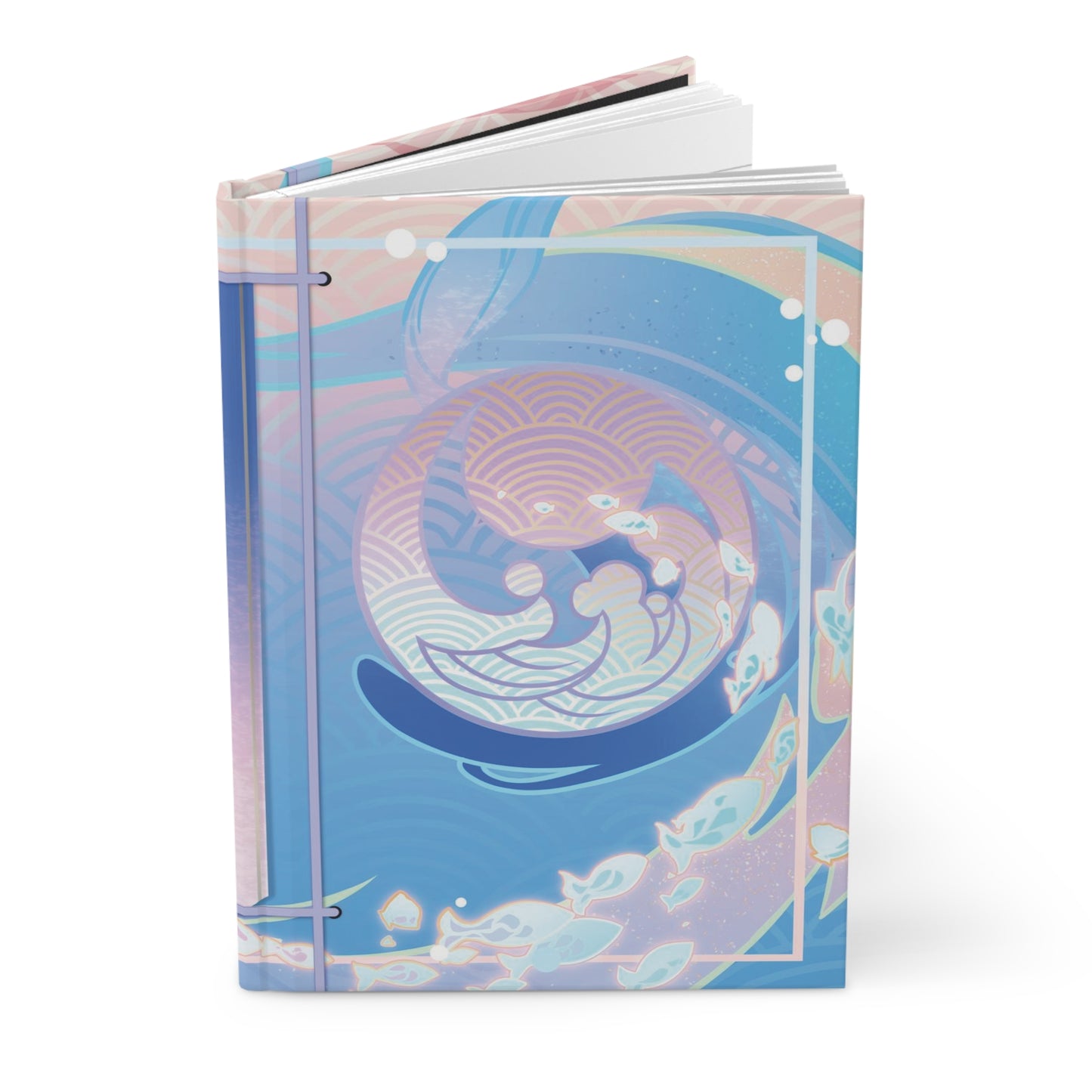 Genshin Sangonomiya Kokomi Inspired Traditional Hardcover Journal