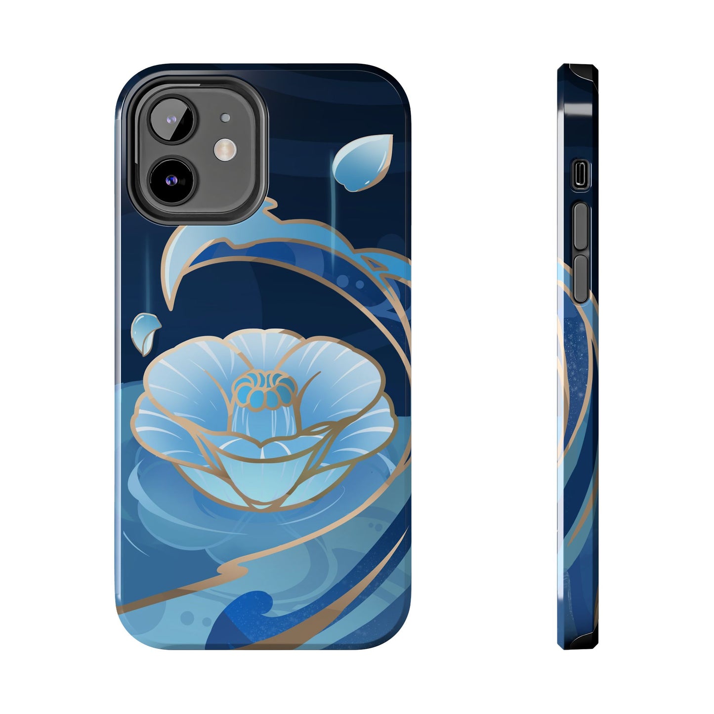 Kamisato Ayato Impact-Resistant 2-layer Tough Phone Case | iPhone | Genshin Impact