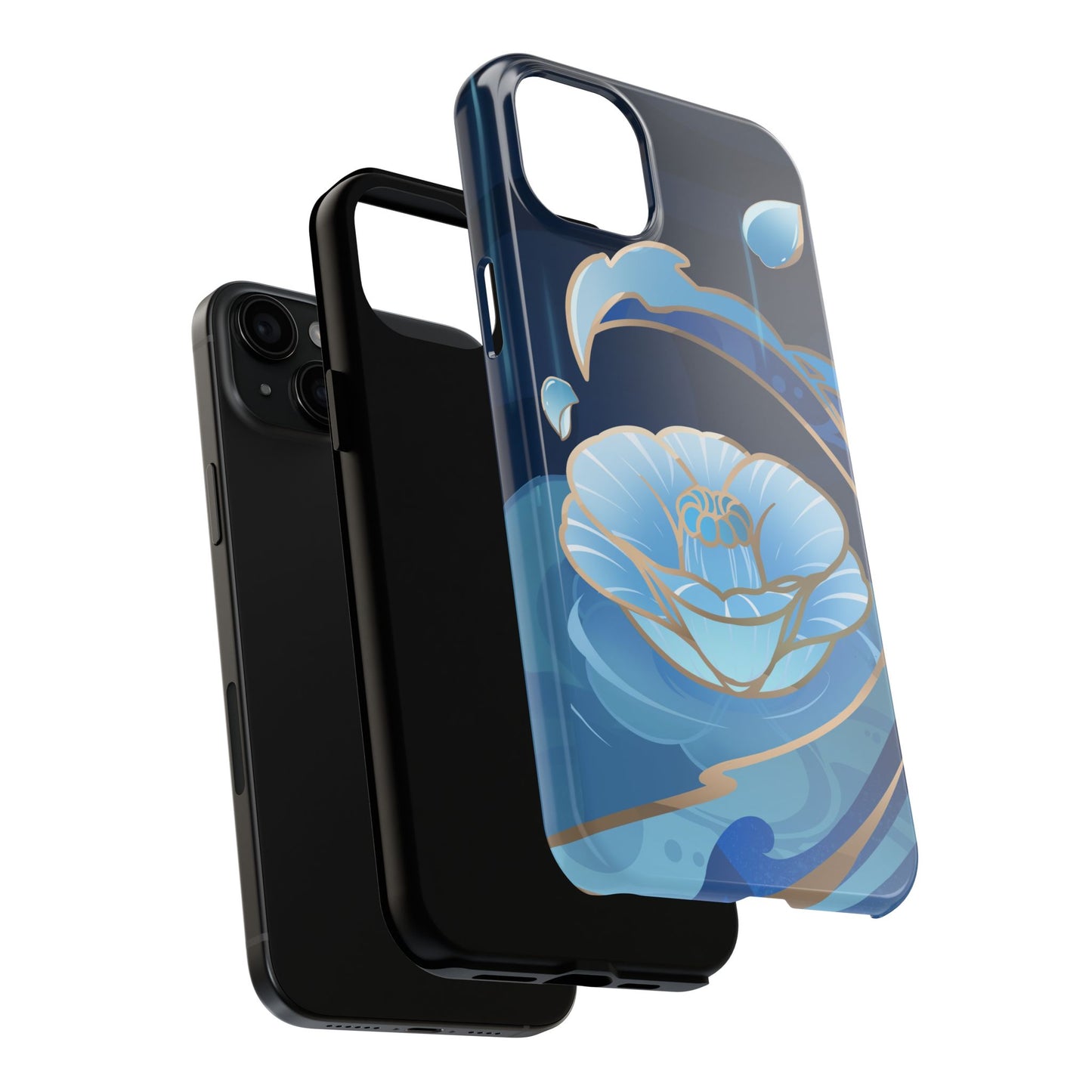 Kamisato Ayato Impact-Resistant 2-layer Tough Phone Case | iPhone | Genshin Impact