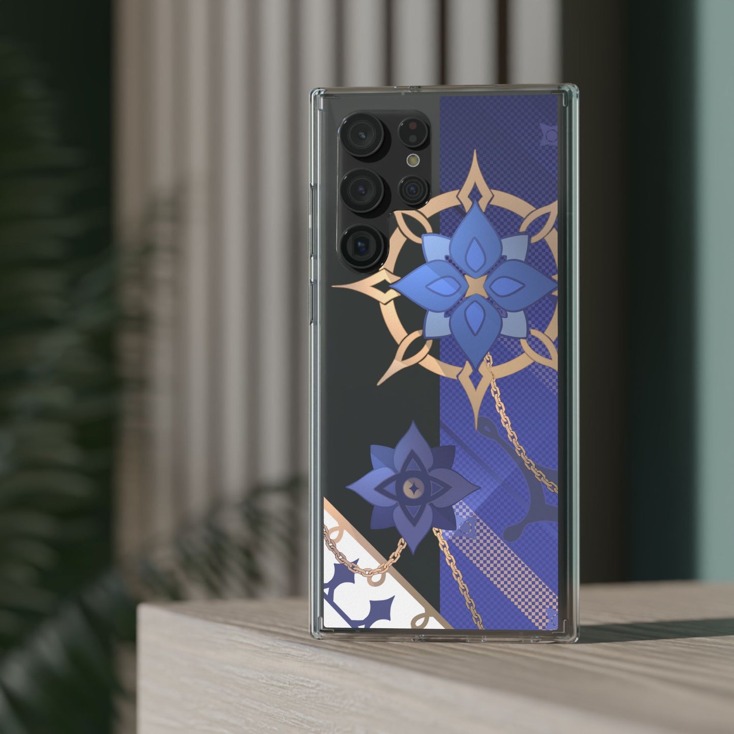 Genshin Albedo Inspired Aesthetic Clear Phone Case
