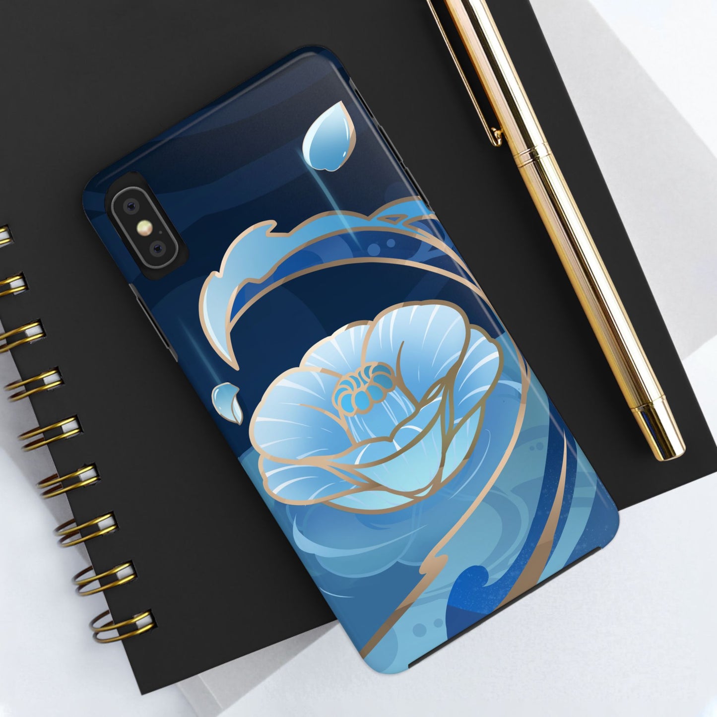 Kamisato Ayato Impact-Resistant 2-layer Tough Phone Case | iPhone | Genshin Impact