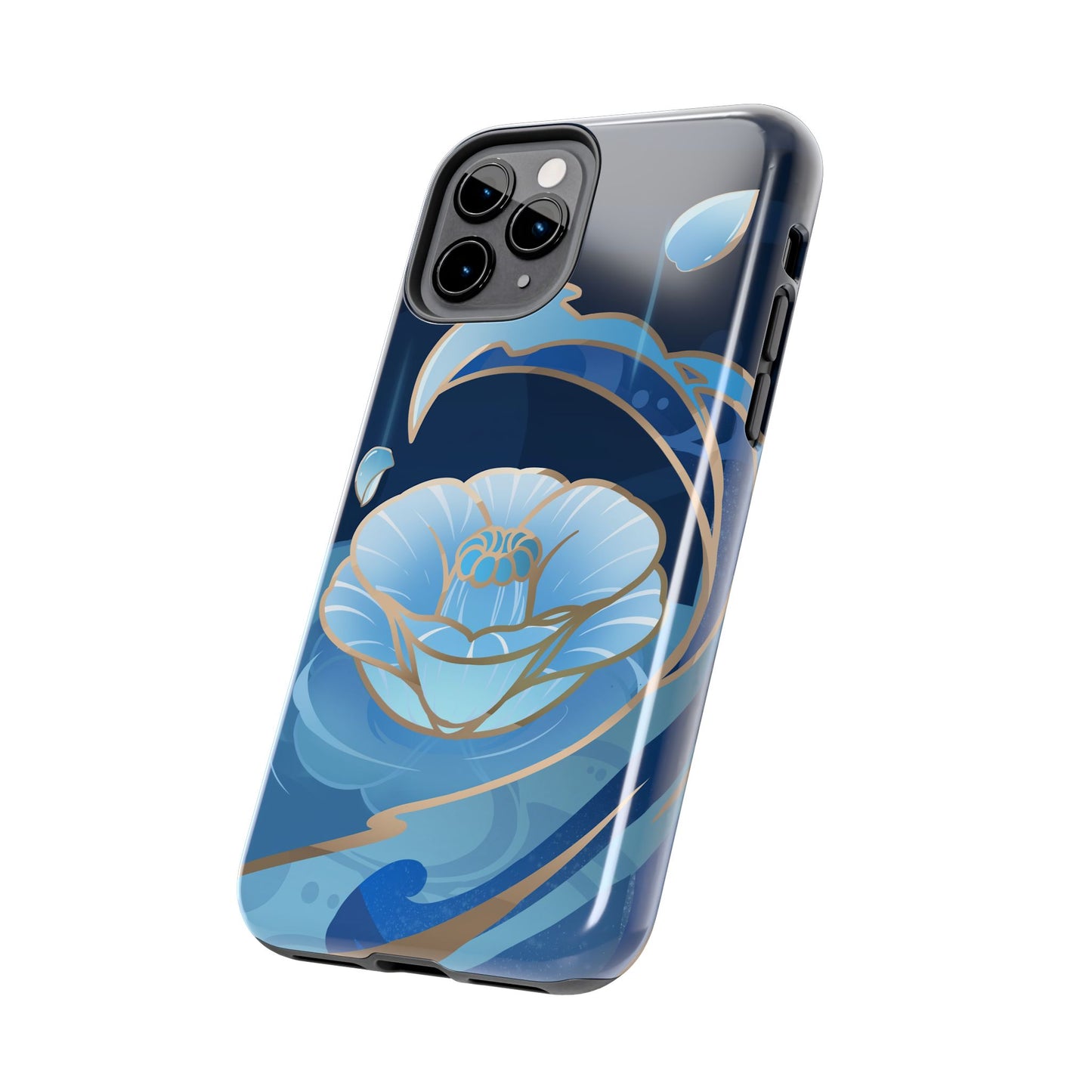 Kamisato Ayato Impact-Resistant 2-layer Tough Phone Case | iPhone | Genshin Impact