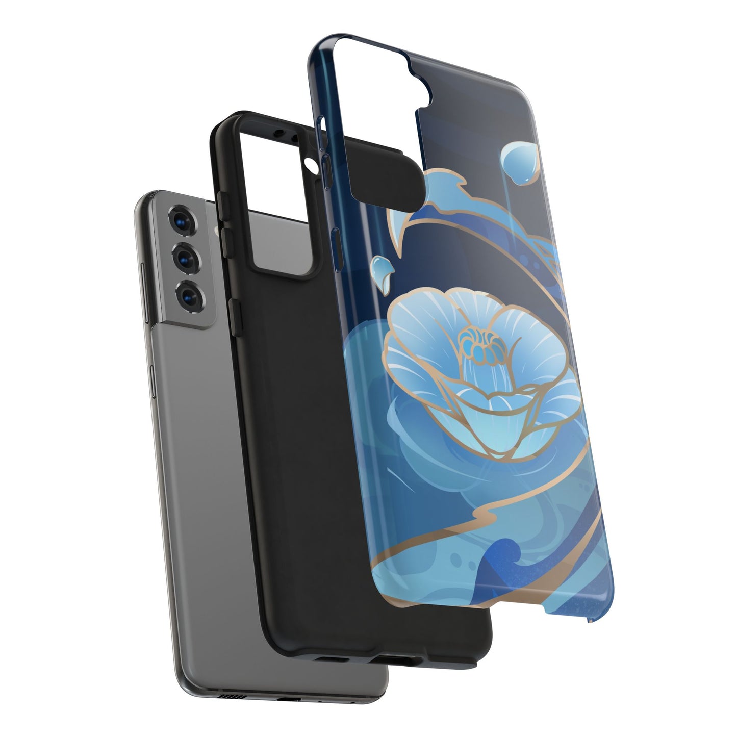 Kamisato Ayato Impact-Resistant 2-layer Tough Phone Case | iPhone | Genshin Impact