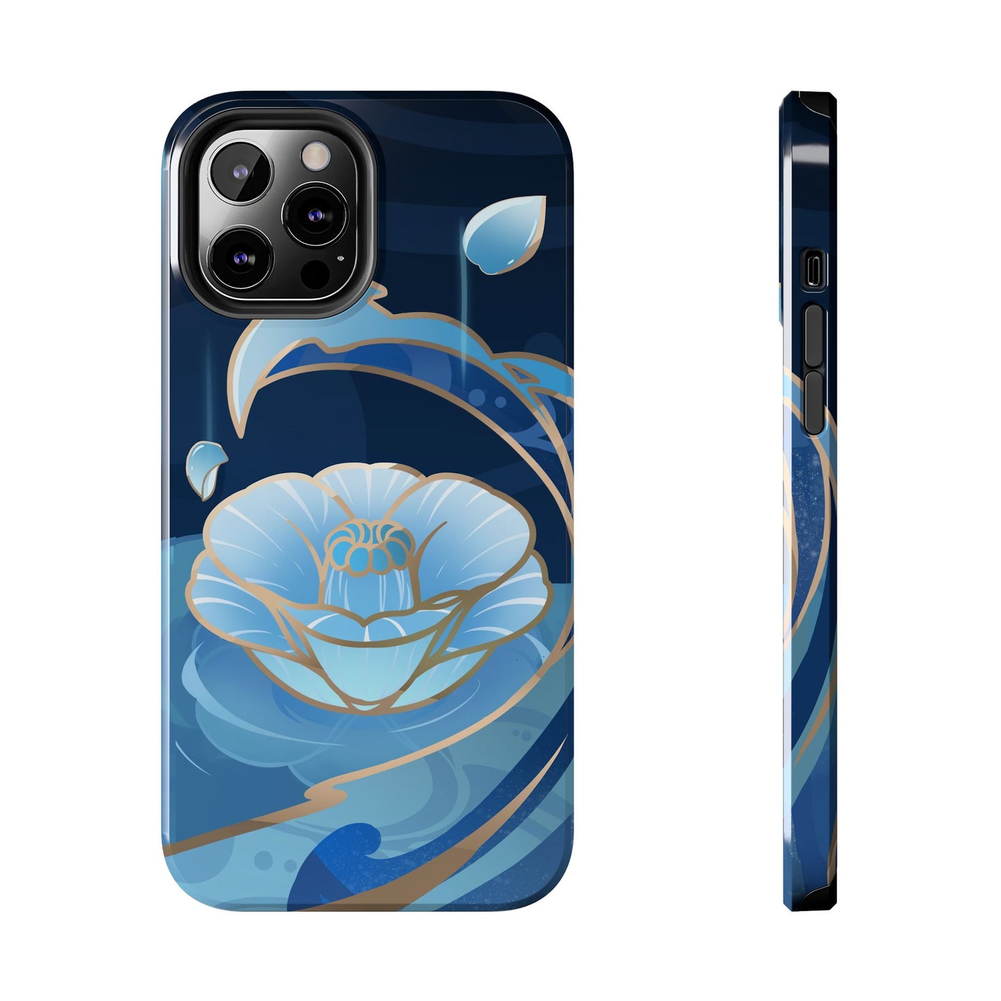Kamisato Ayato Impact-Resistant 2-layer Tough Phone Case | iPhone | Genshin Impact