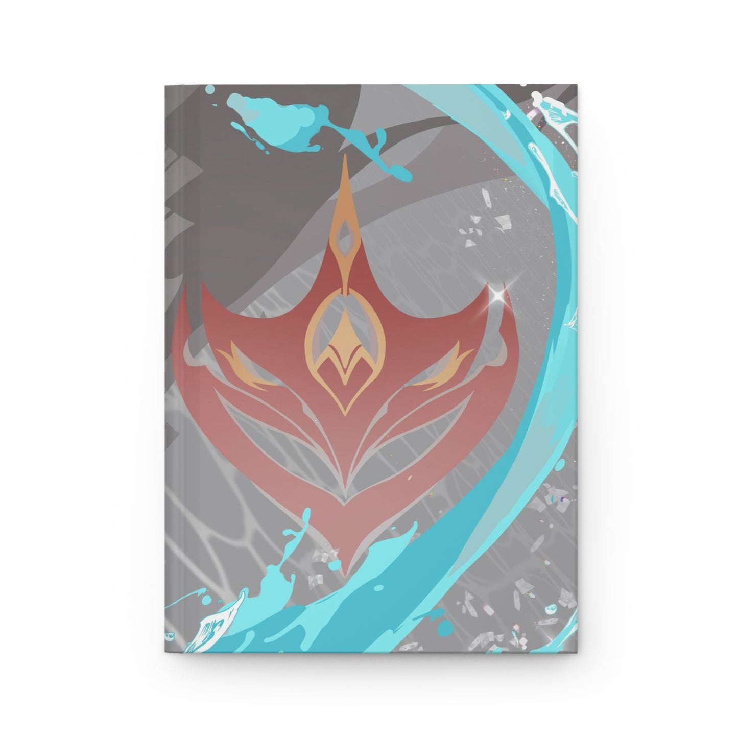 Childe Tartaglia Fatui Mask Inspired Hardcover Journal, Genshin Impact