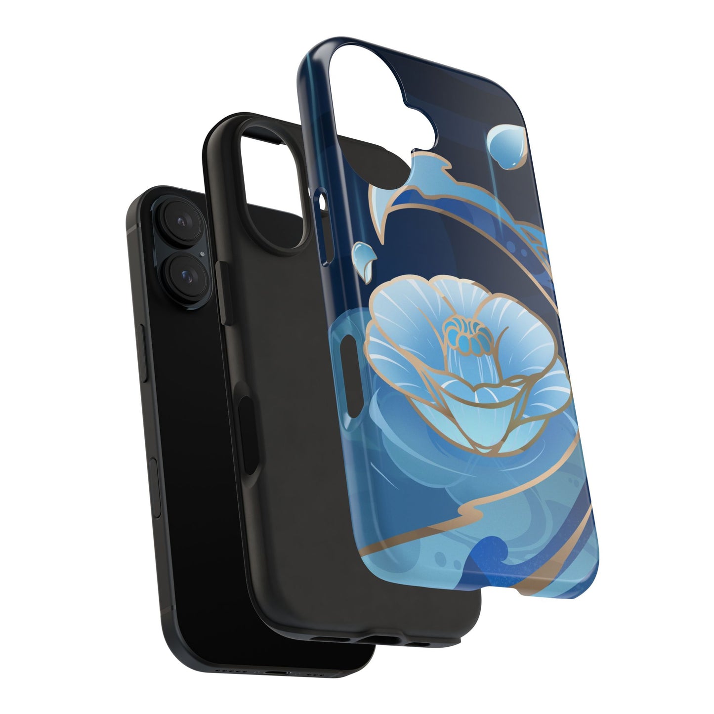 Kamisato Ayato Impact-Resistant 2-layer Tough Phone Case | iPhone | Genshin Impact