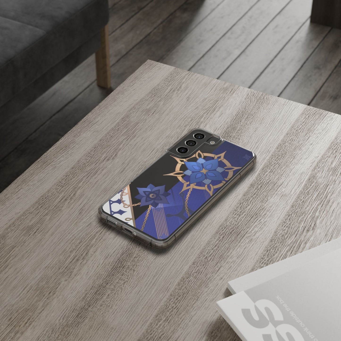 Genshin Albedo Inspired Aesthetic Clear Phone Case