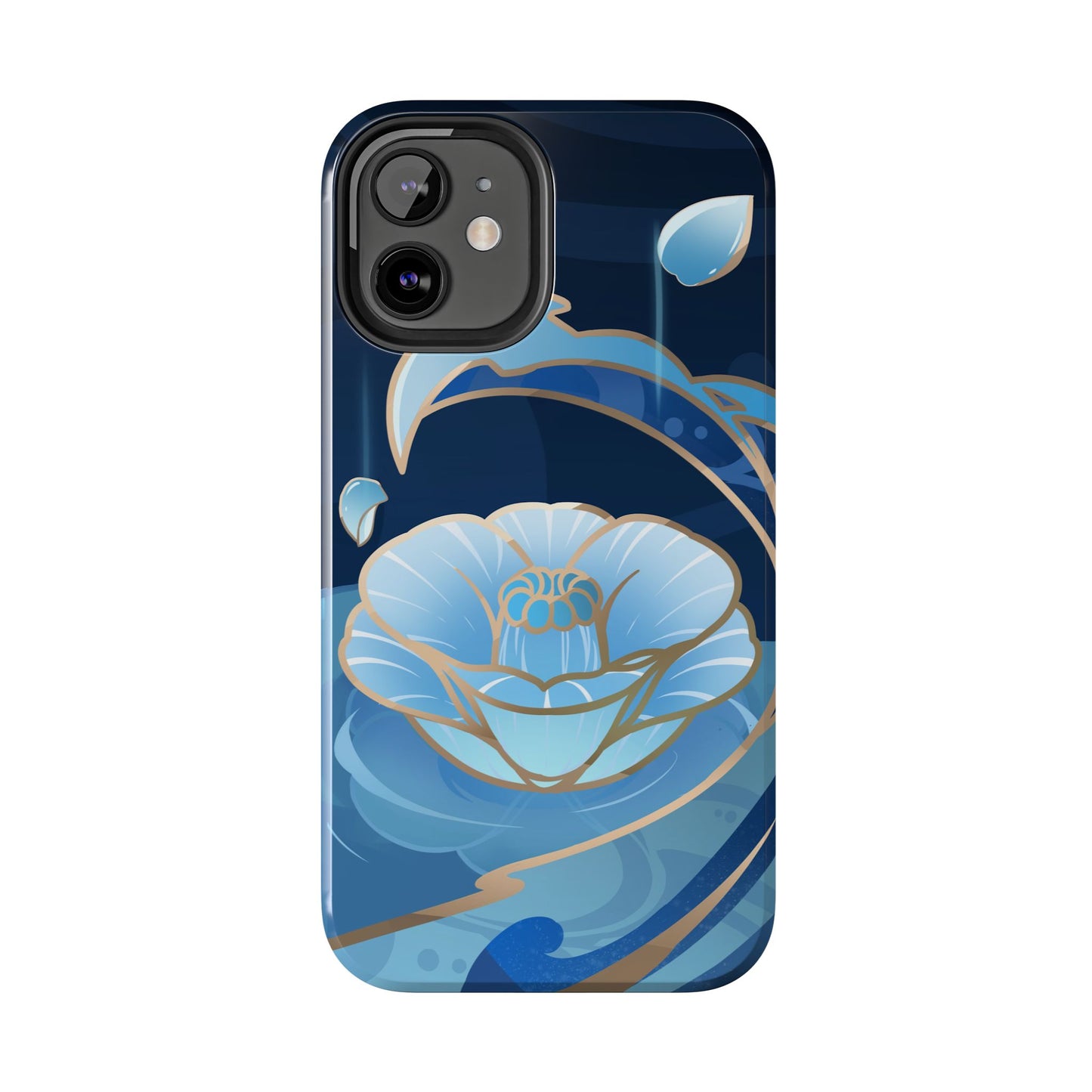 Kamisato Ayato Impact-Resistant 2-layer Tough Phone Case | iPhone | Genshin Impact