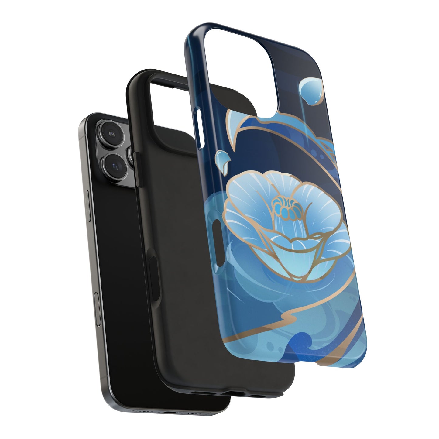 Kamisato Ayato Impact-Resistant 2-layer Tough Phone Case | iPhone | Genshin Impact