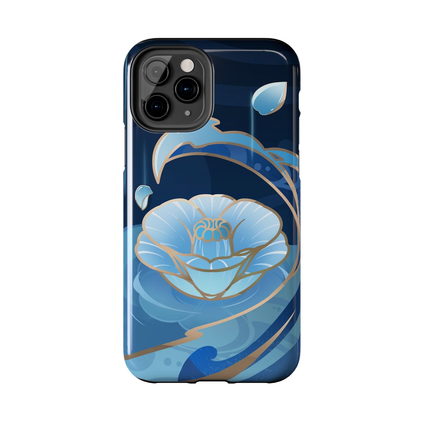 Kamisato Ayato Impact-Resistant 2-layer Tough Phone Case | iPhone | Genshin Impact