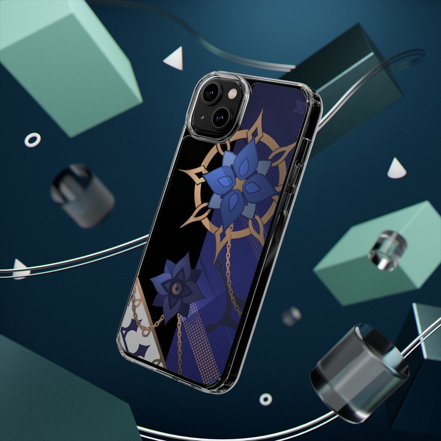 Genshin Albedo Inspired Aesthetic Clear Phone Case