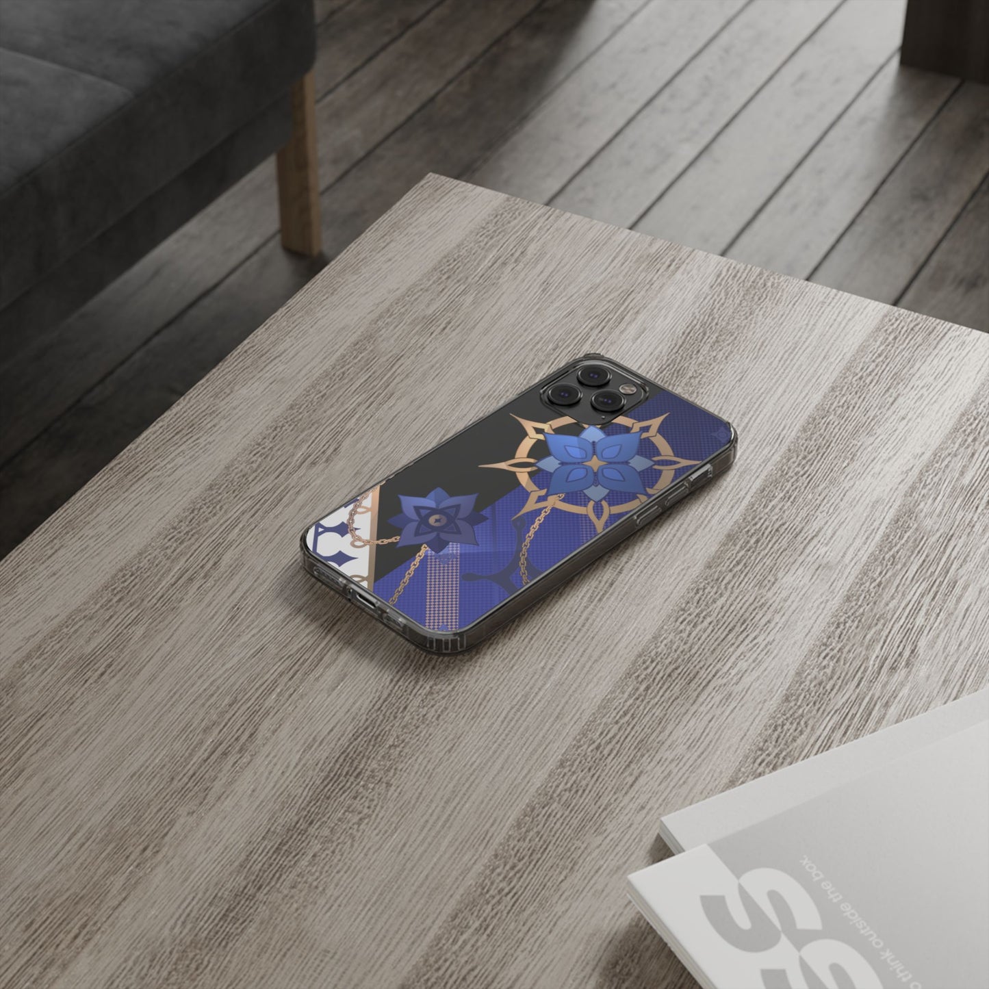 Genshin Albedo Inspired Aesthetic Clear Phone Case