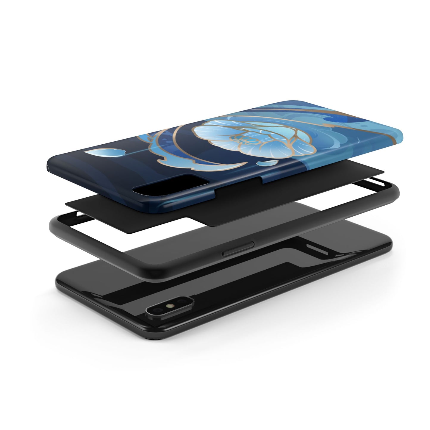 Kamisato Ayato Impact-Resistant 2-layer Tough Phone Case | iPhone | Genshin Impact