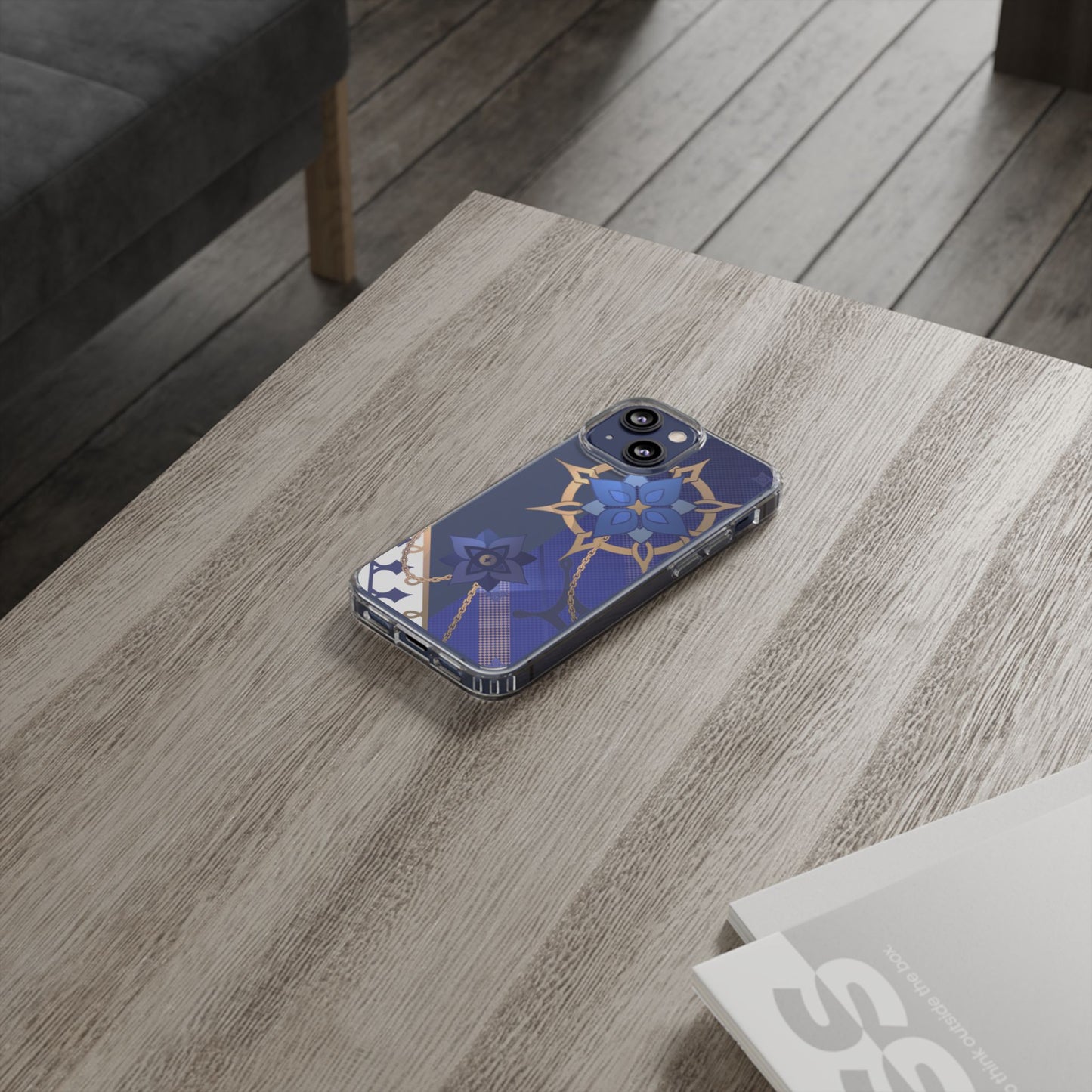 Genshin Albedo Inspired Aesthetic Clear Phone Case