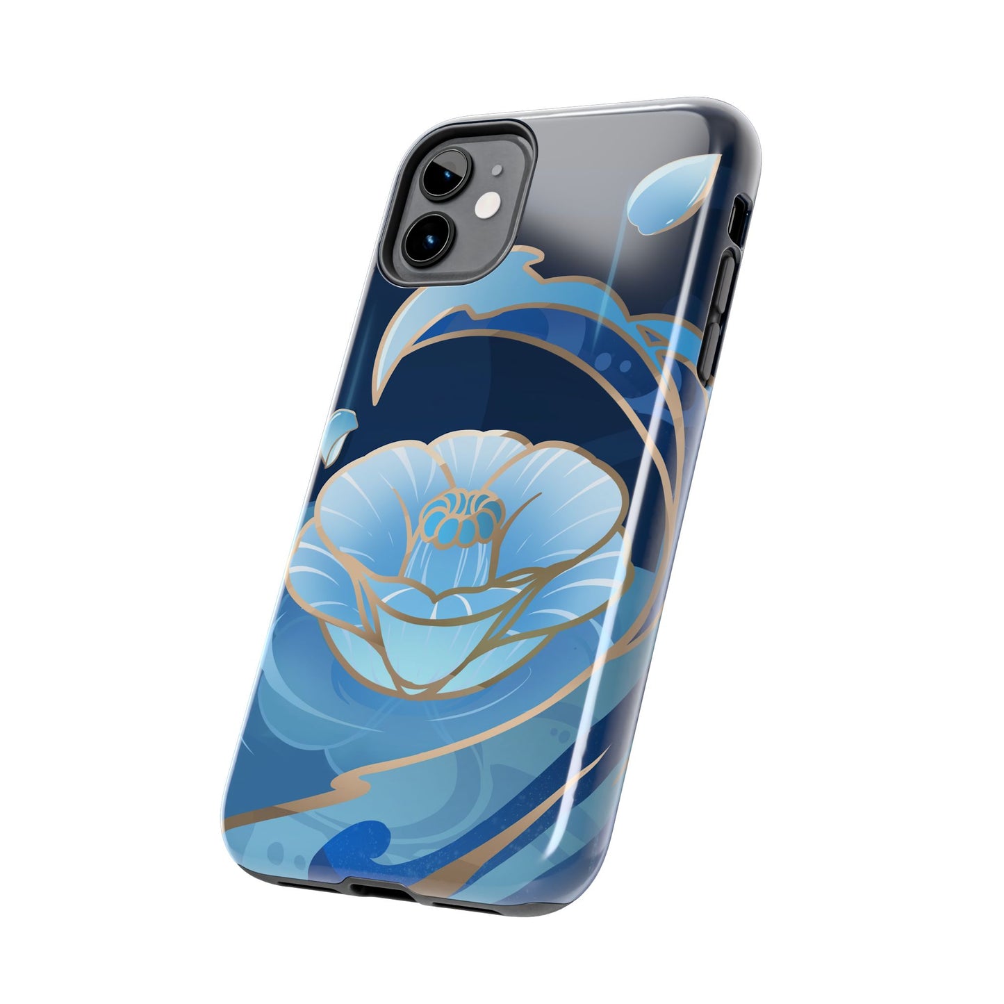 Kamisato Ayato Impact-Resistant 2-layer Tough Phone Case | iPhone | Genshin Impact